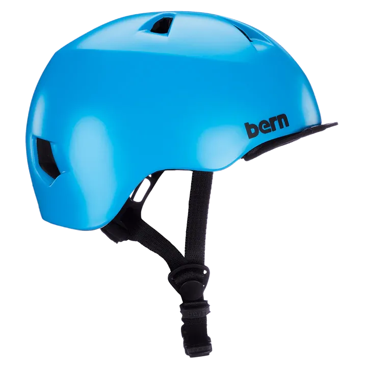 Bern Tigre Helmet with Visor - Youth - Satin Cyan Blue