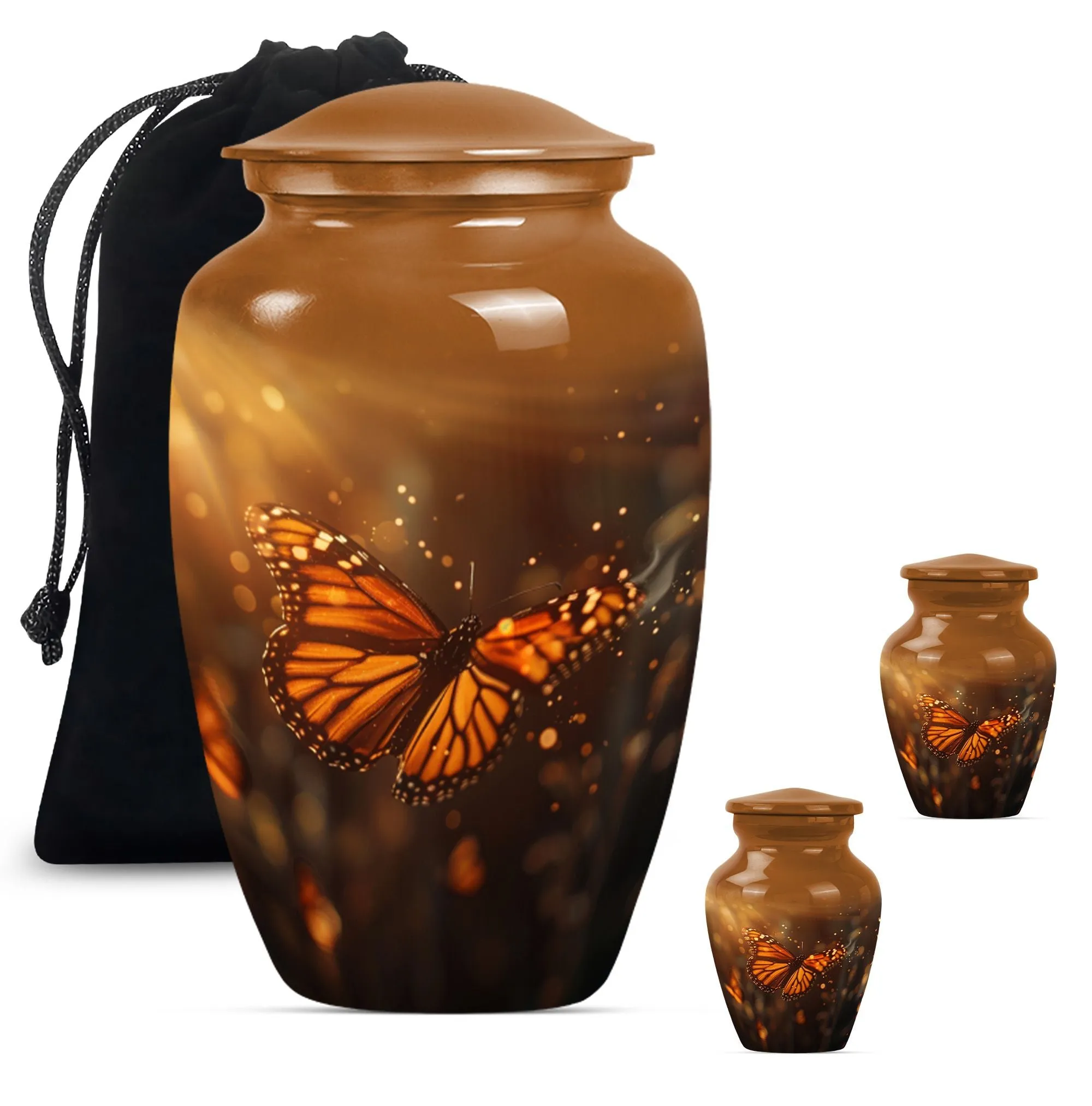 Big Butterfly Sanctuary - Serene Memorial Urn for Your Loved Ones