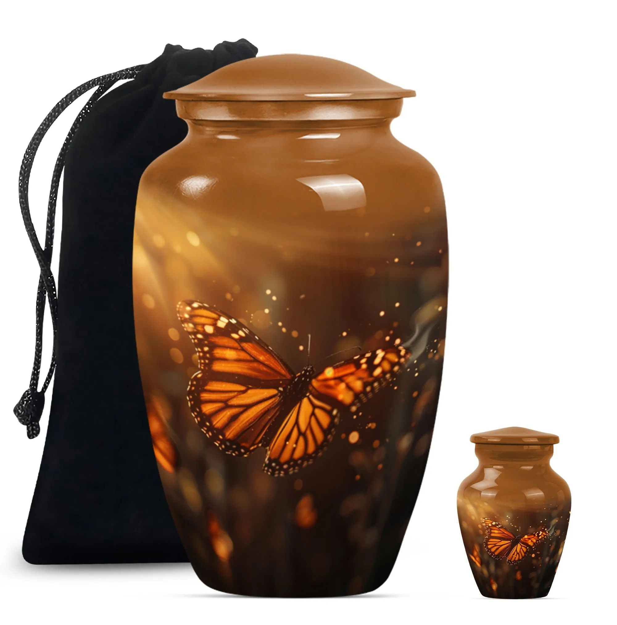 Big Butterfly Sanctuary - Serene Memorial Urn for Your Loved Ones