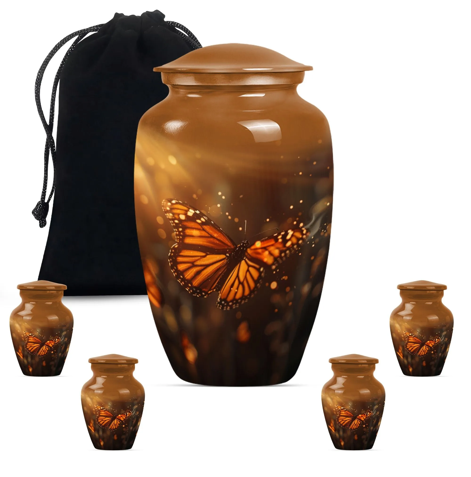 Big Butterfly Sanctuary - Serene Memorial Urn for Your Loved Ones
