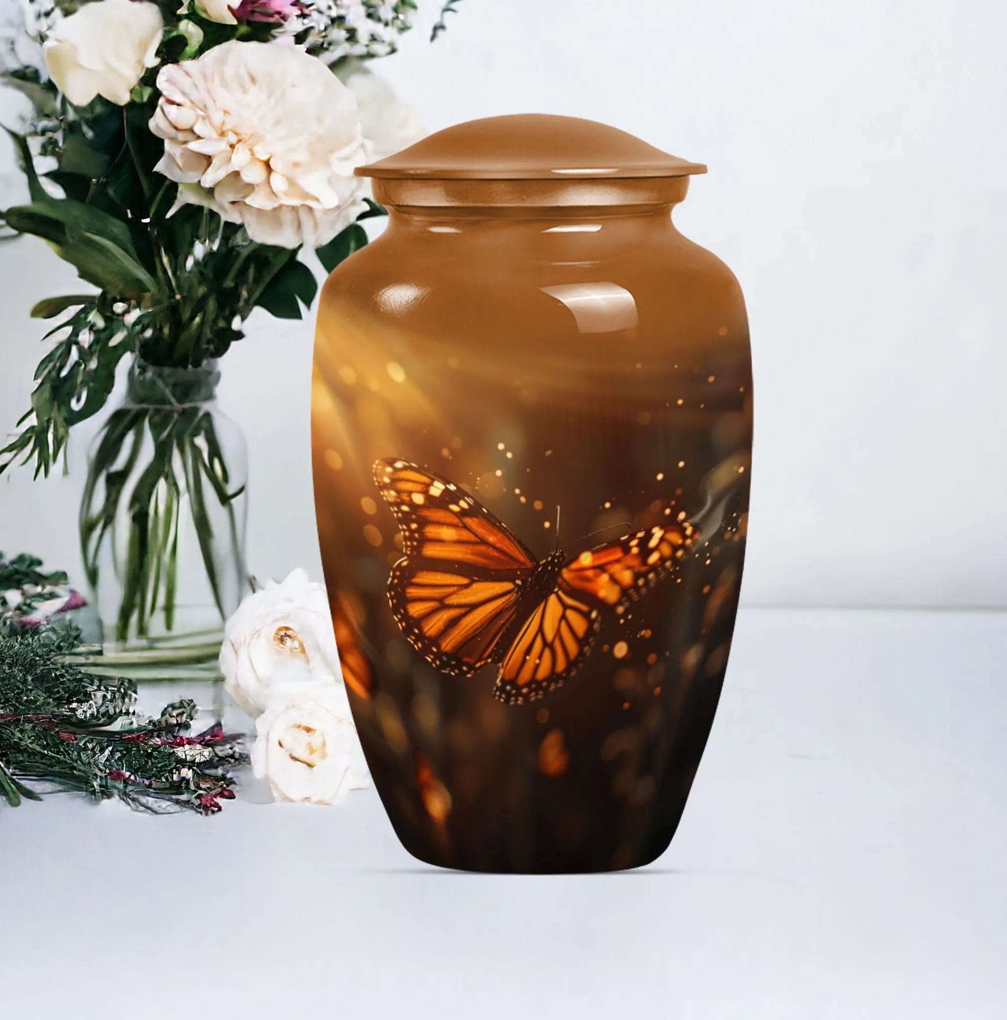 Big Butterfly Sanctuary - Serene Memorial Urn for Your Loved Ones