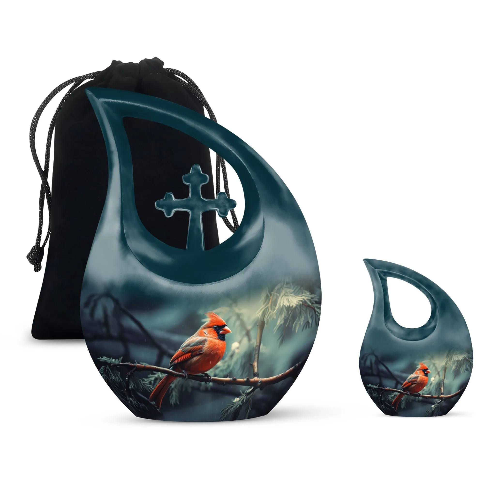 Bird Urn: Extra Large Aluminium Cremation Urn For Human Ashes