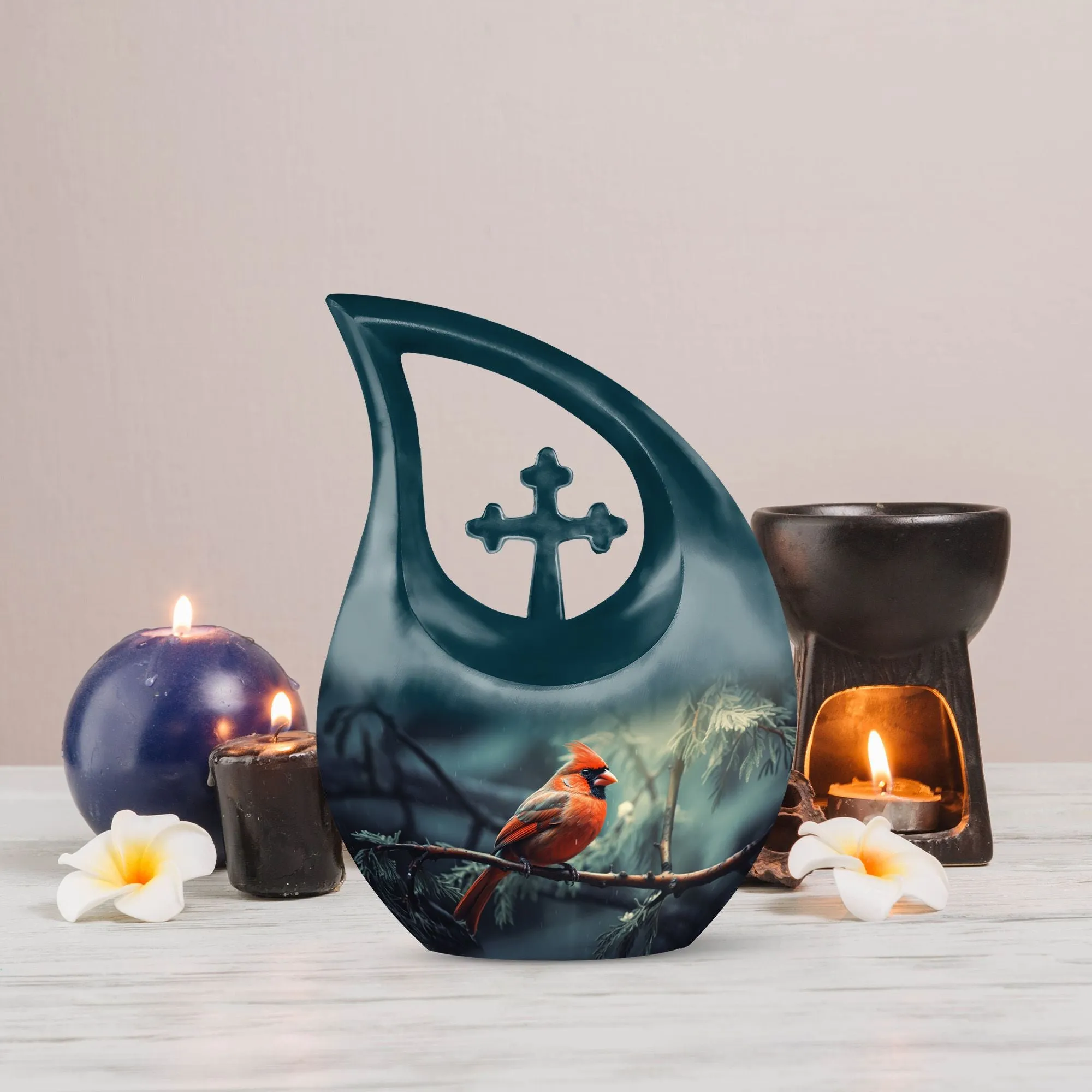 Bird Urn: Extra Large Aluminium Cremation Urn For Human Ashes