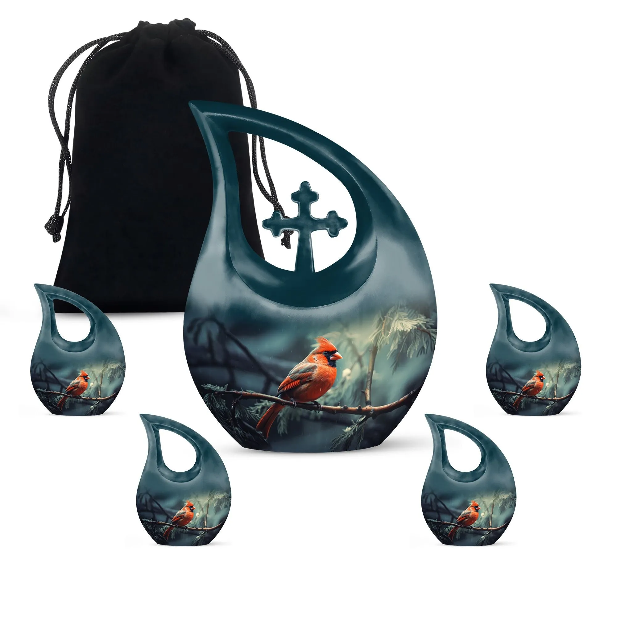 Bird Urn: Extra Large Aluminium Cremation Urn For Human Ashes