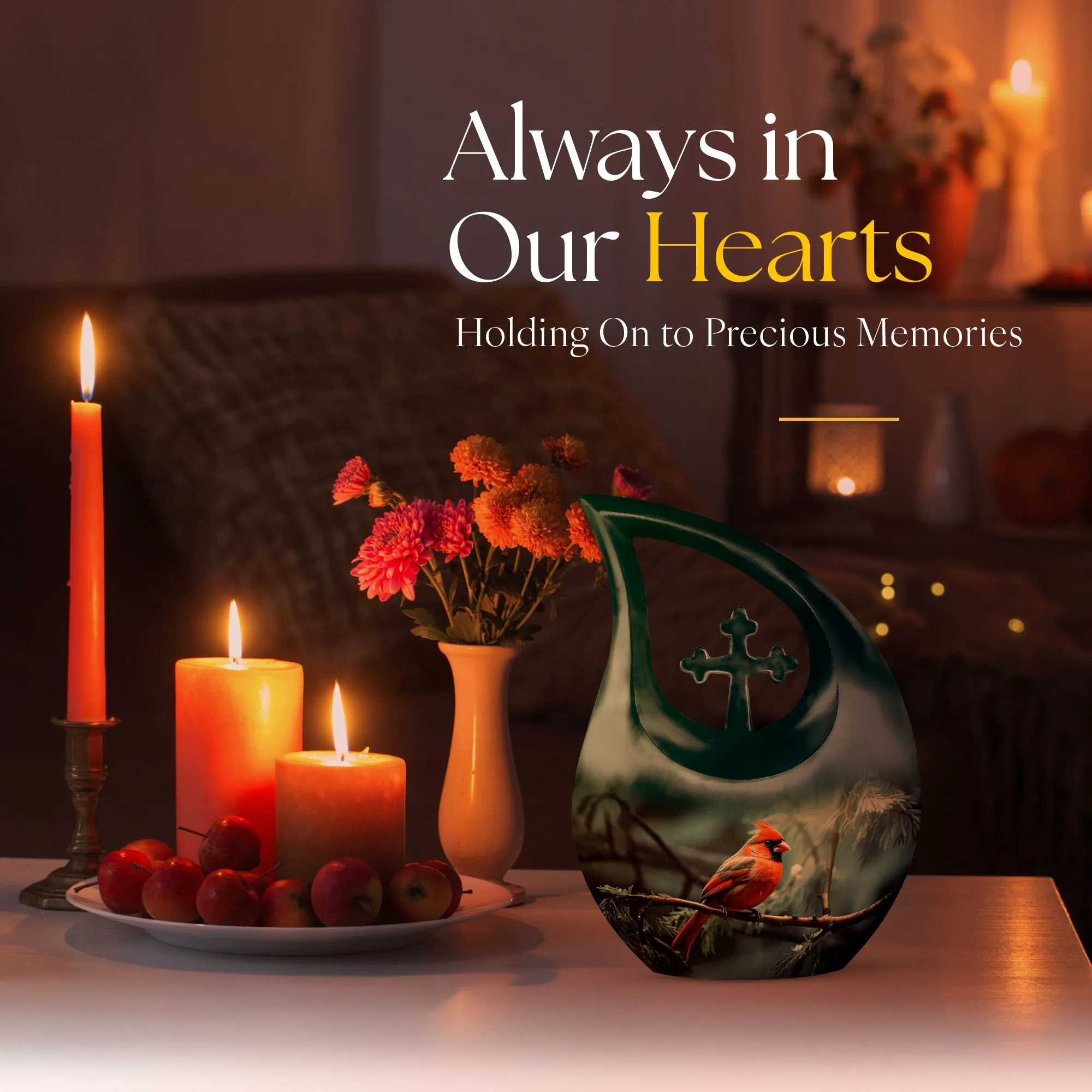 Bird Urn: Extra Large Aluminium Cremation Urn For Human Ashes