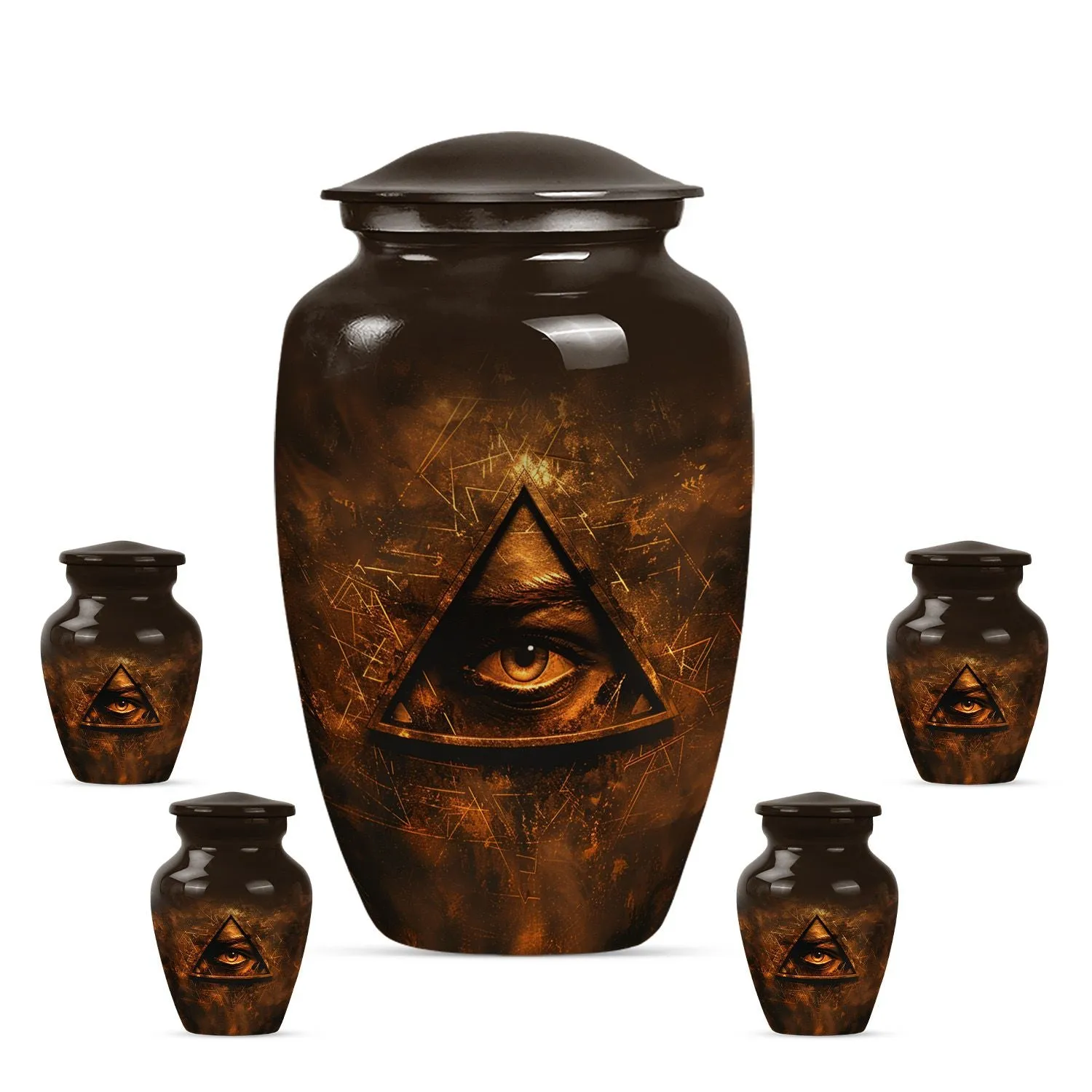 Blessed Keepsake: Catholic Urn - Solemn Memorial for Loved Ones