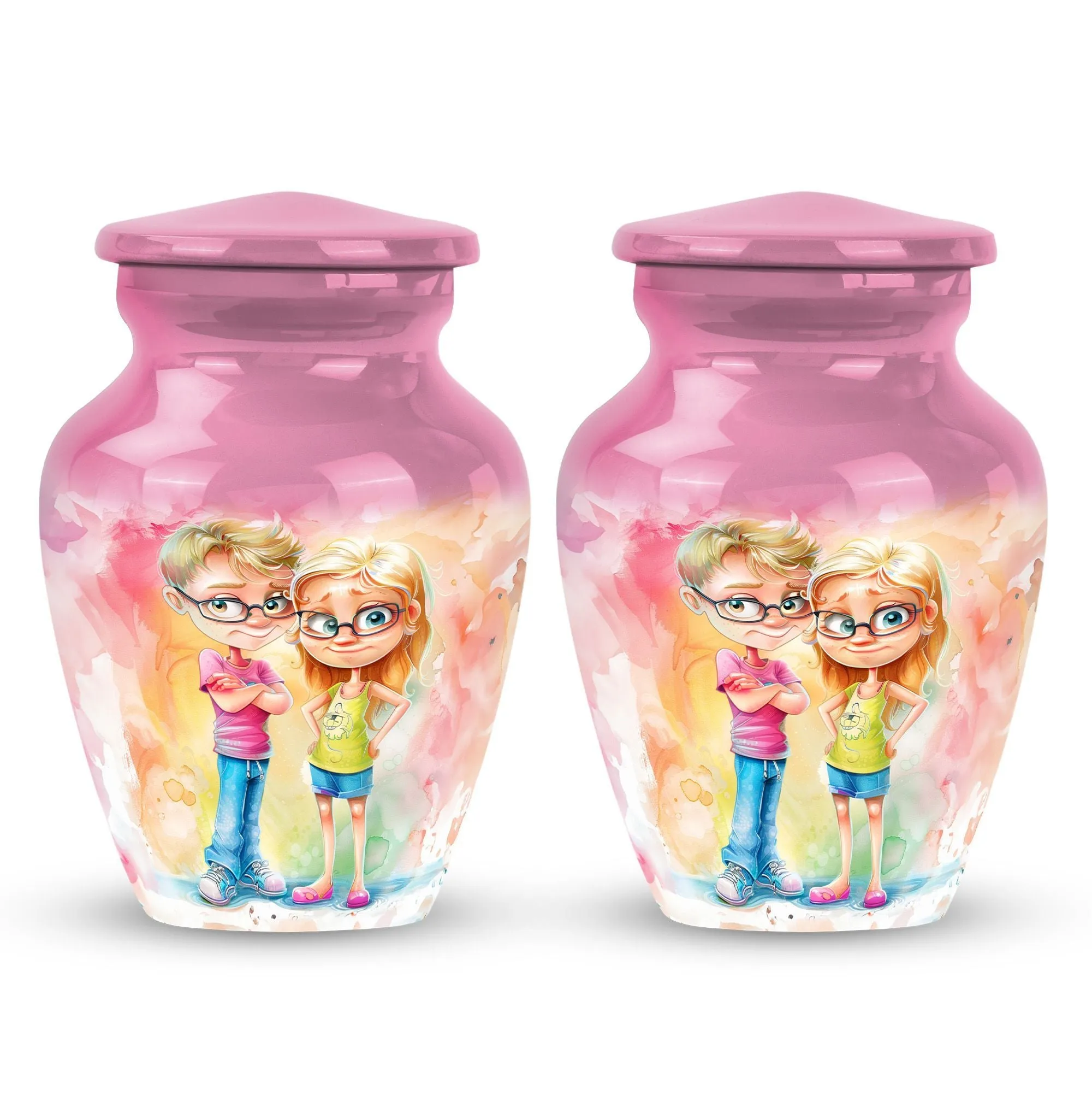 Brother and Sister Memorial Cremation Urn for Ages
