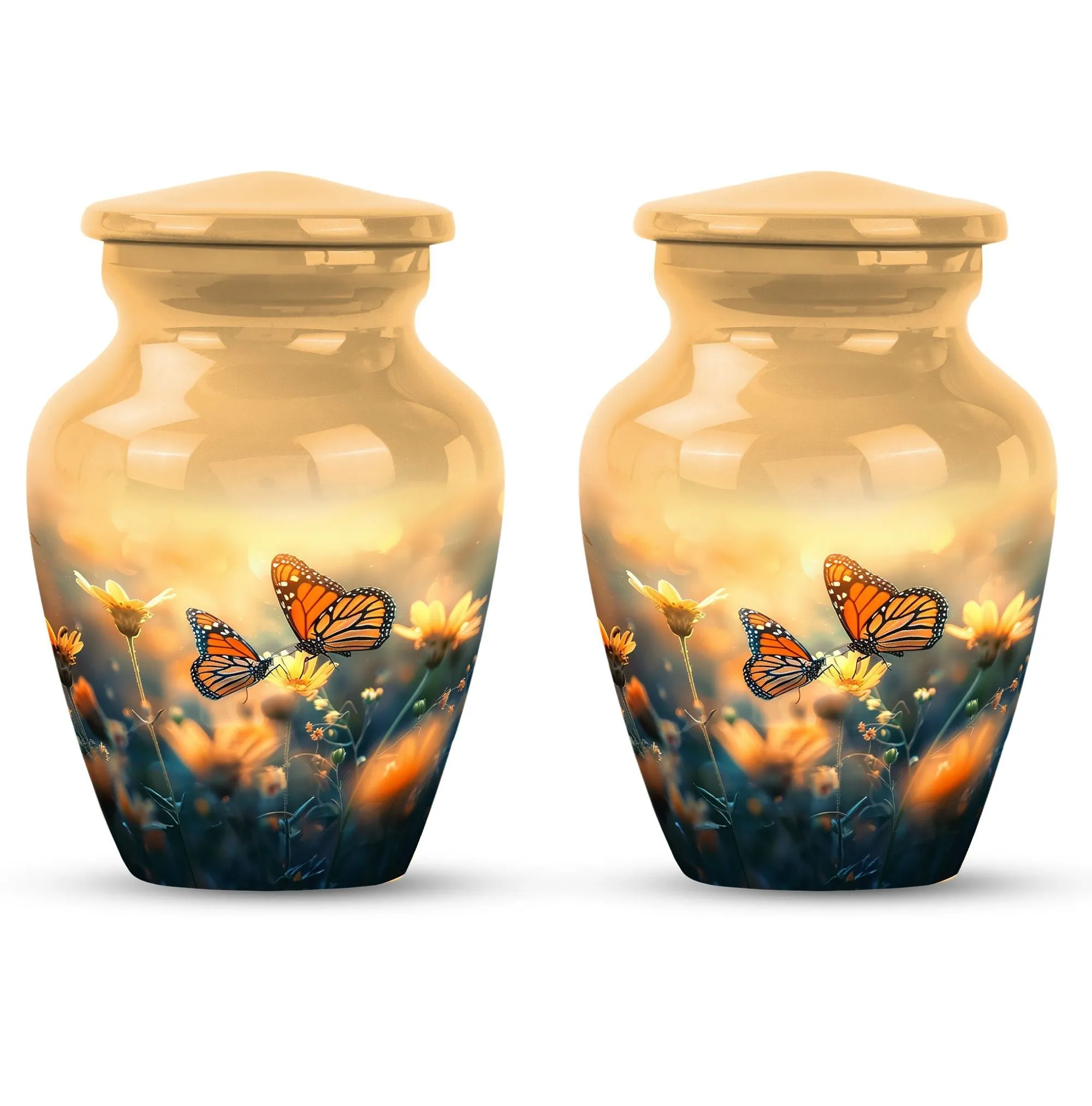 Butterfly Memorial Urn: Cremation Tribute for Women Ashes