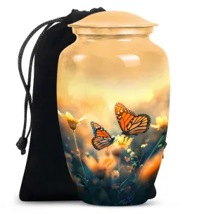 Butterfly Memorial Urn: Cremation Tribute for Women Ashes