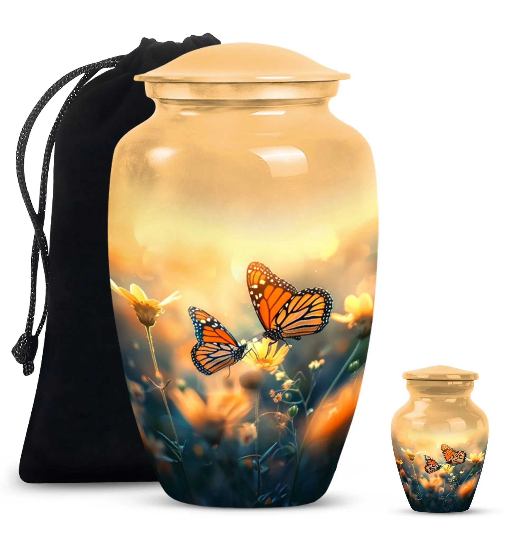 Butterfly Memorial Urn: Cremation Tribute for Women Ashes
