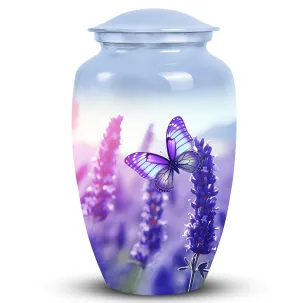 Butterfly Memorial Urn for Mom and Adult Male - Funerary Ashes Urns