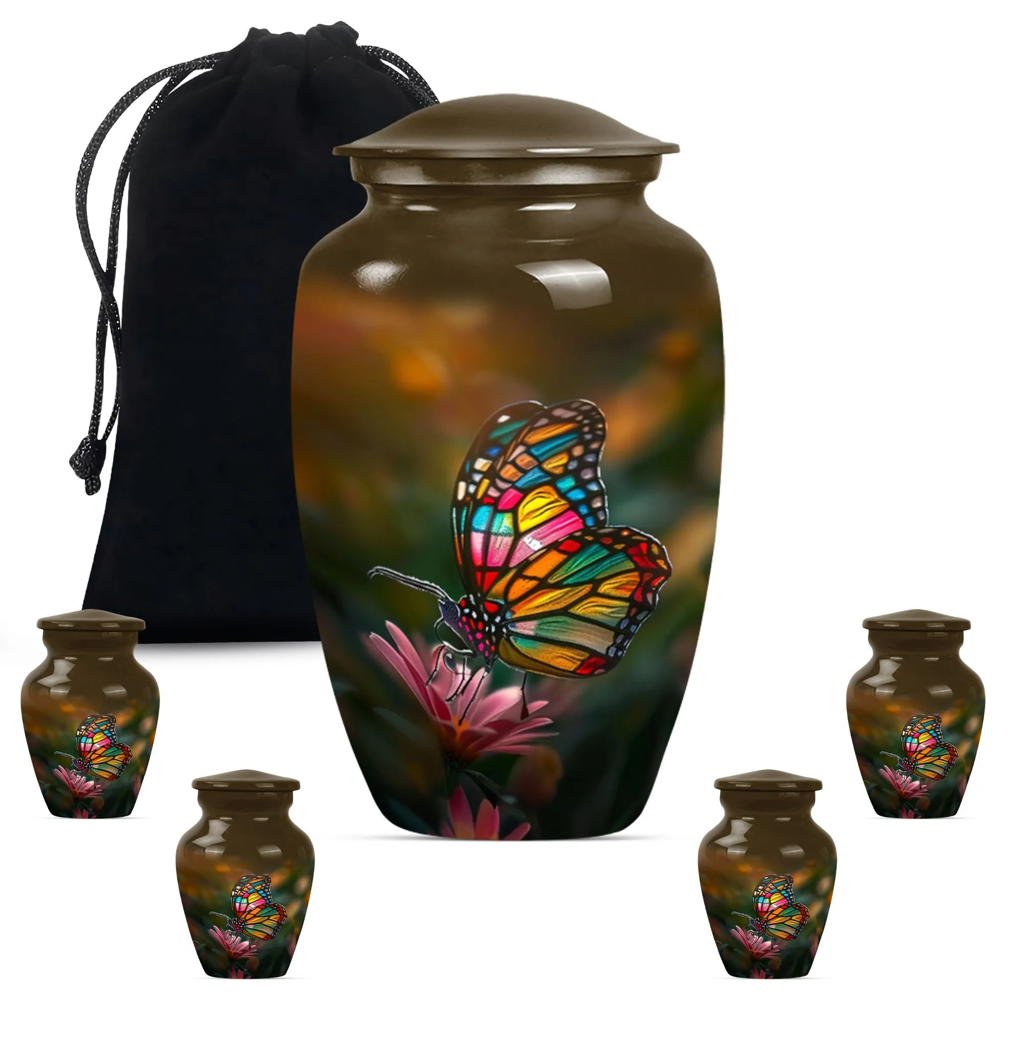 Butterfly Urn Serenity - Cremation Vessel for Ethereal Remembrances