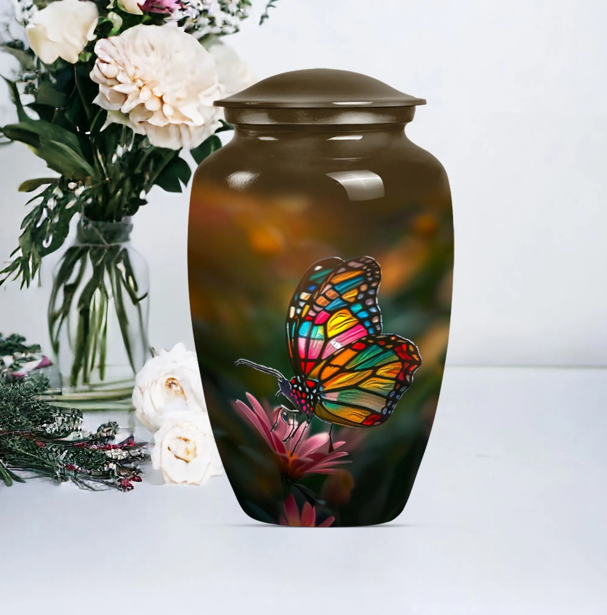 Butterfly Urn Serenity - Cremation Vessel for Ethereal Remembrances