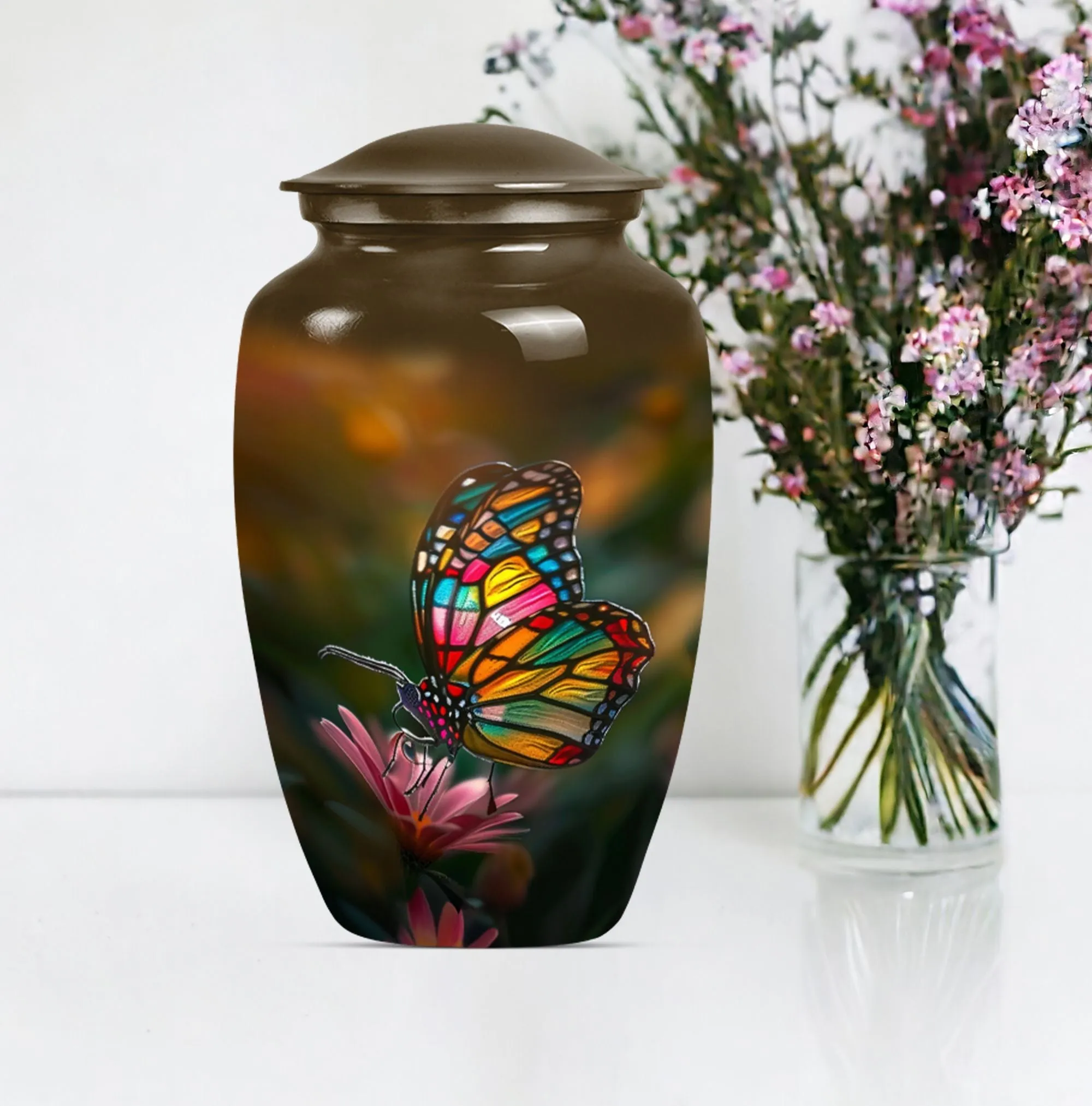Butterfly Urn Serenity - Cremation Vessel for Ethereal Remembrances