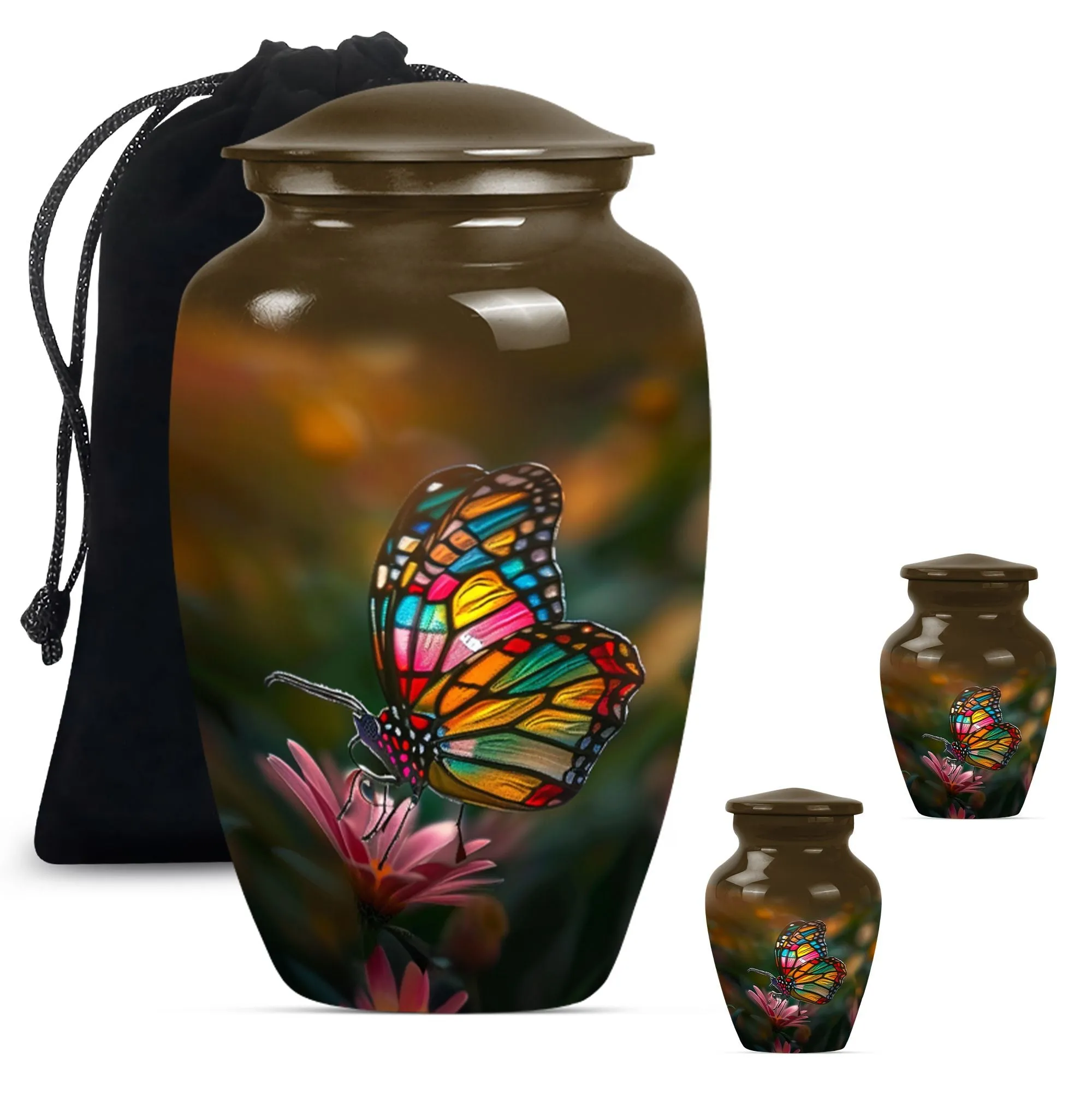 Butterfly Urn Serenity - Cremation Vessel for Ethereal Remembrances