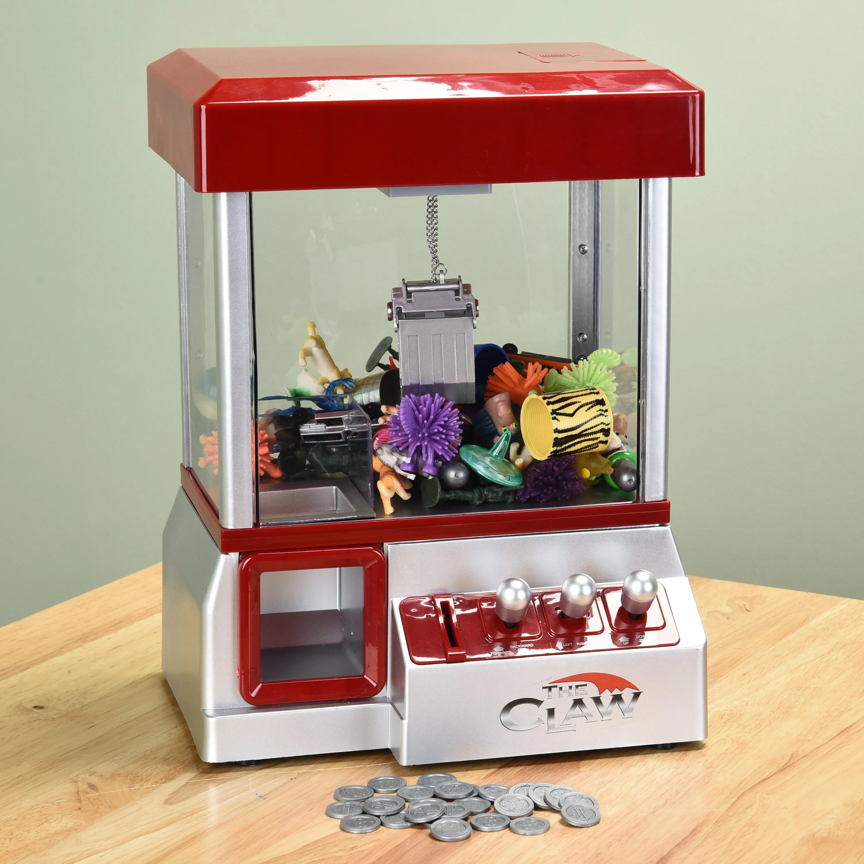 Carnival Crane Game | Classic Claw Machine with Music, Tokens & Prize Drop Fun