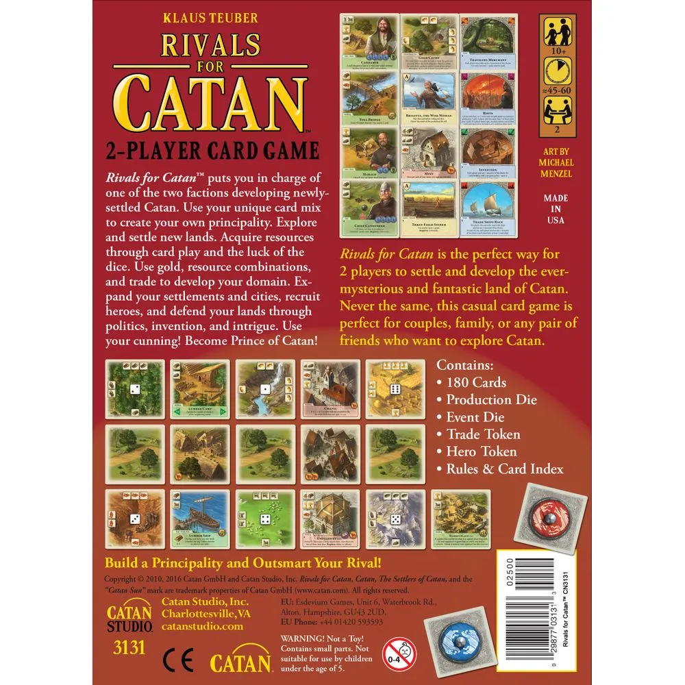 Catan ASMCN3131 Rivals Boardgame, 12 Years And Up