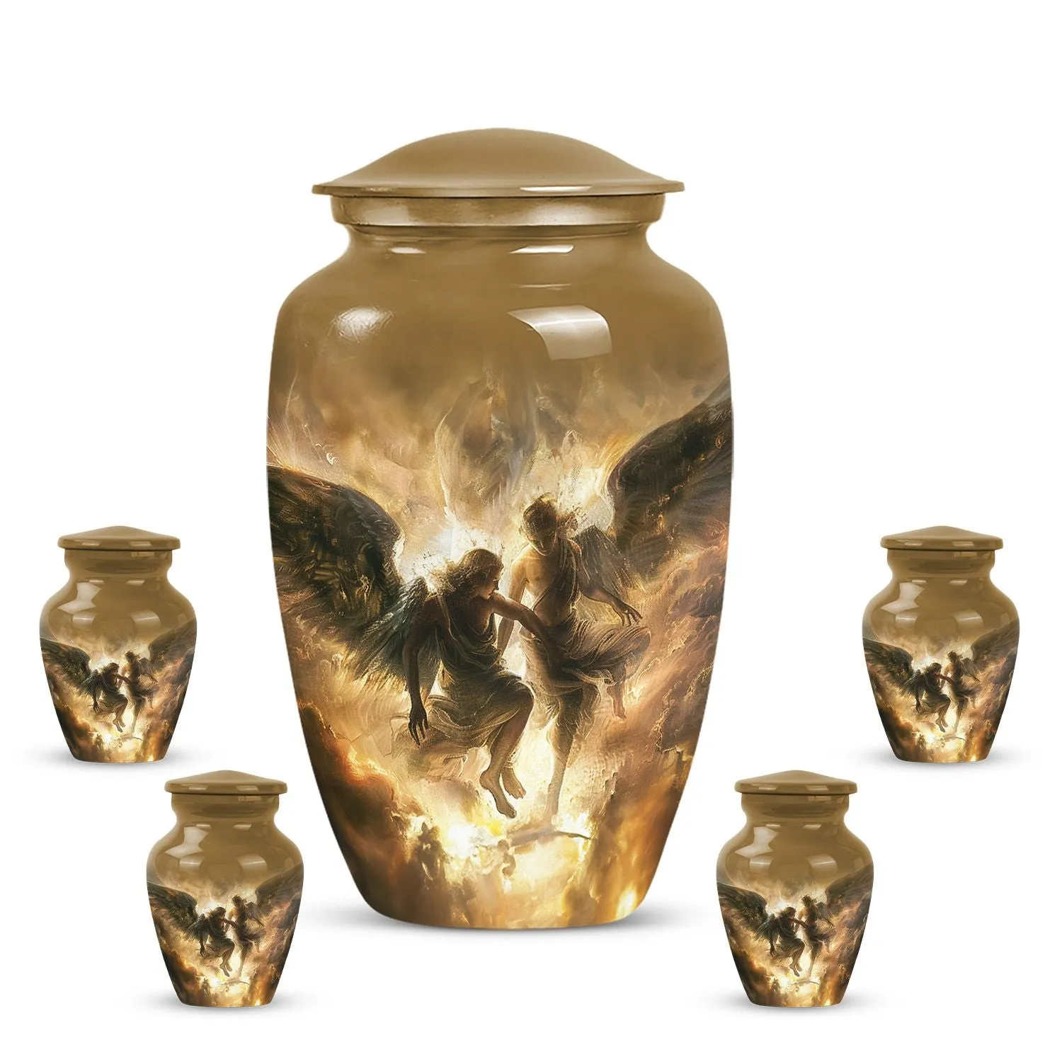 Catholic Memorial Funeral Burial Urn