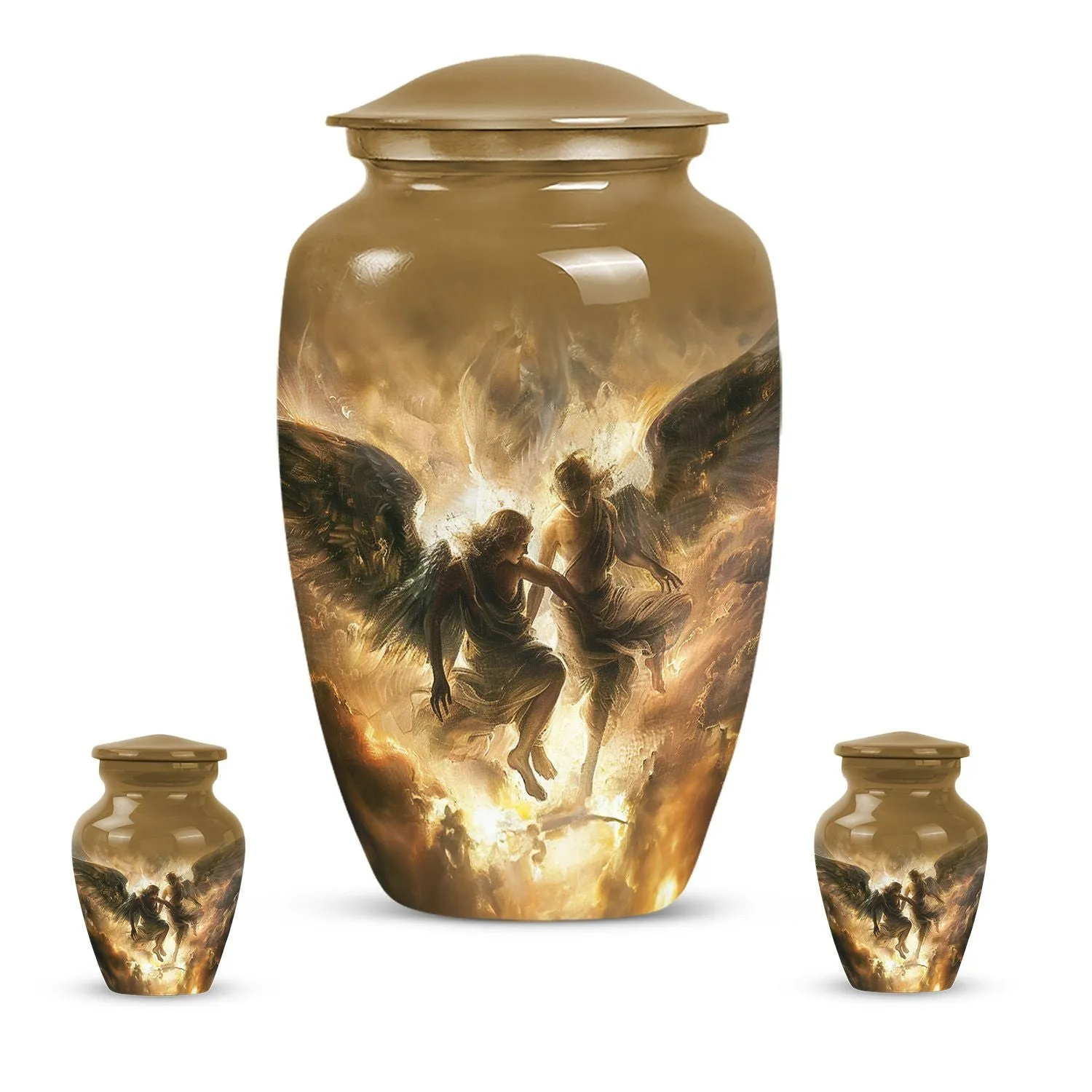 Catholic Memorial Funeral Burial Urn