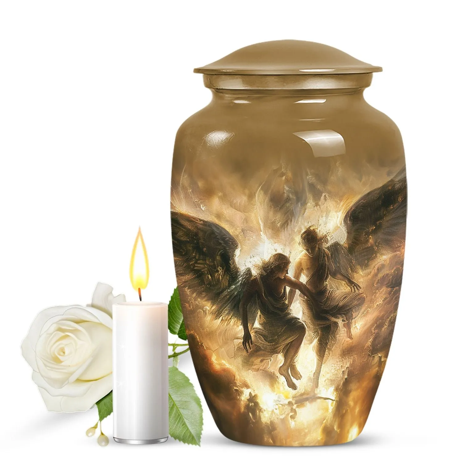 Catholic Memorial Funeral Burial Urn