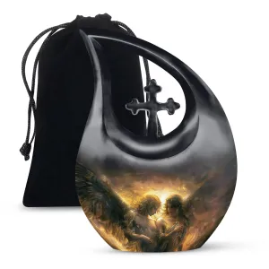 Catholic Memorial Urn :  Container For Cremated Adult Human Ashes