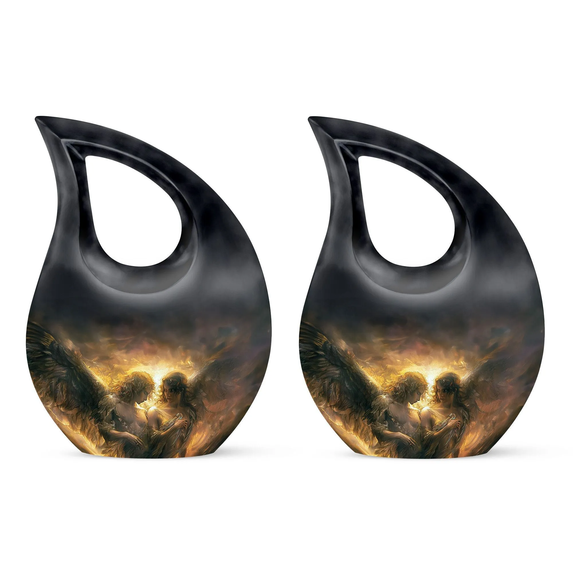 Catholic Memorial Urn :  Container For Cremated Adult Human Ashes