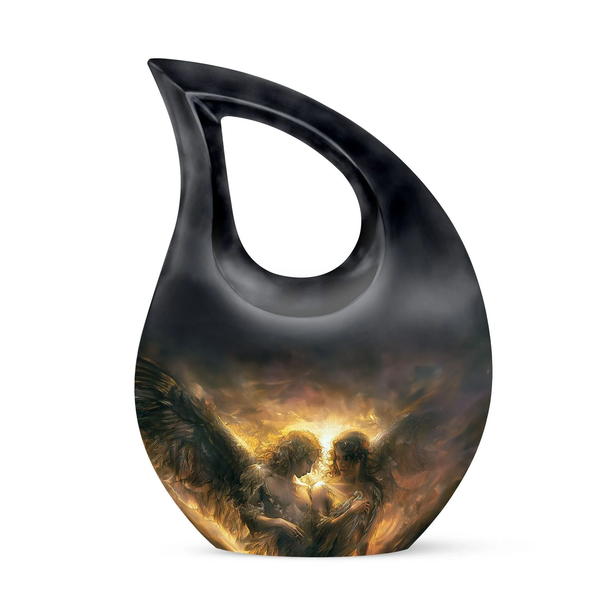 Catholic Memorial Urn :  Container For Cremated Adult Human Ashes
