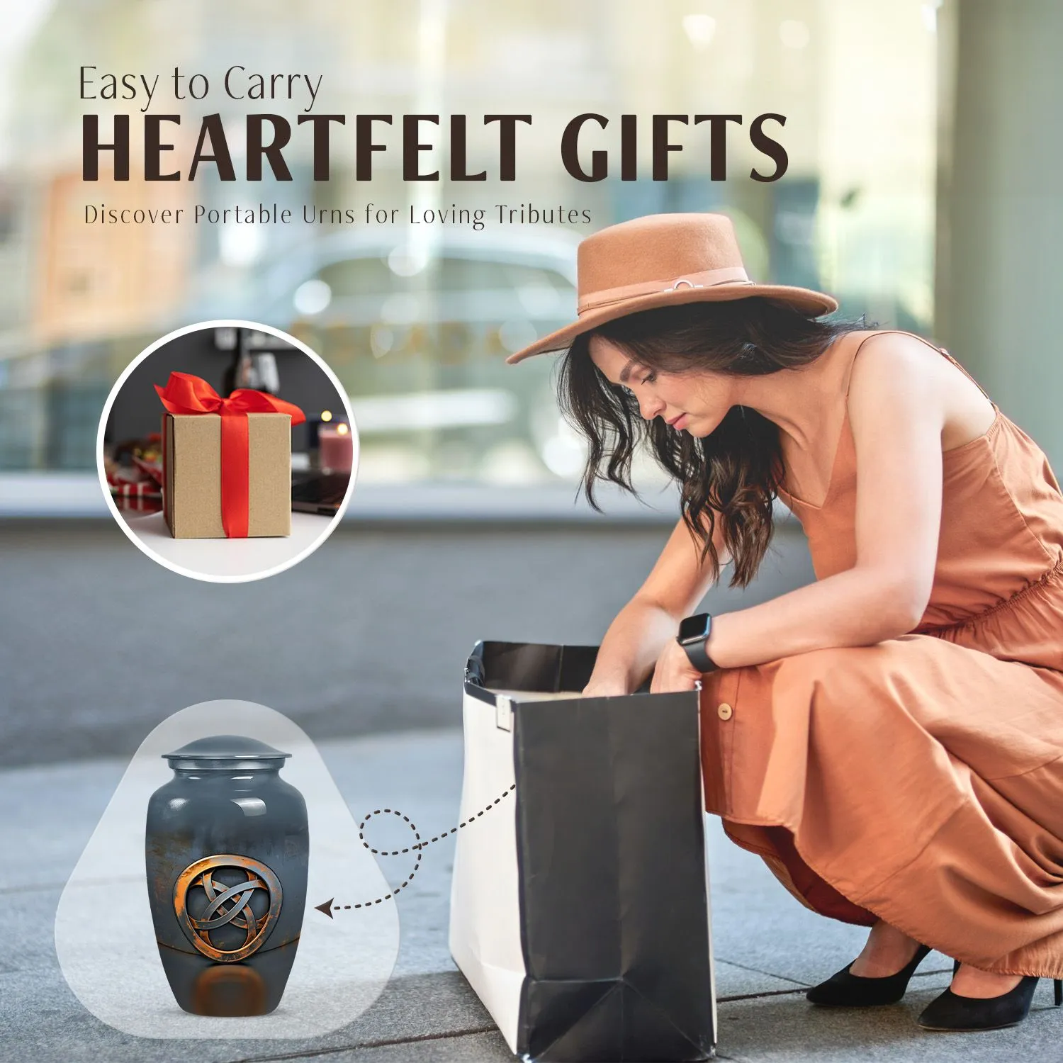 Cherished Remembrance: Premium Catholic Cremation Urn