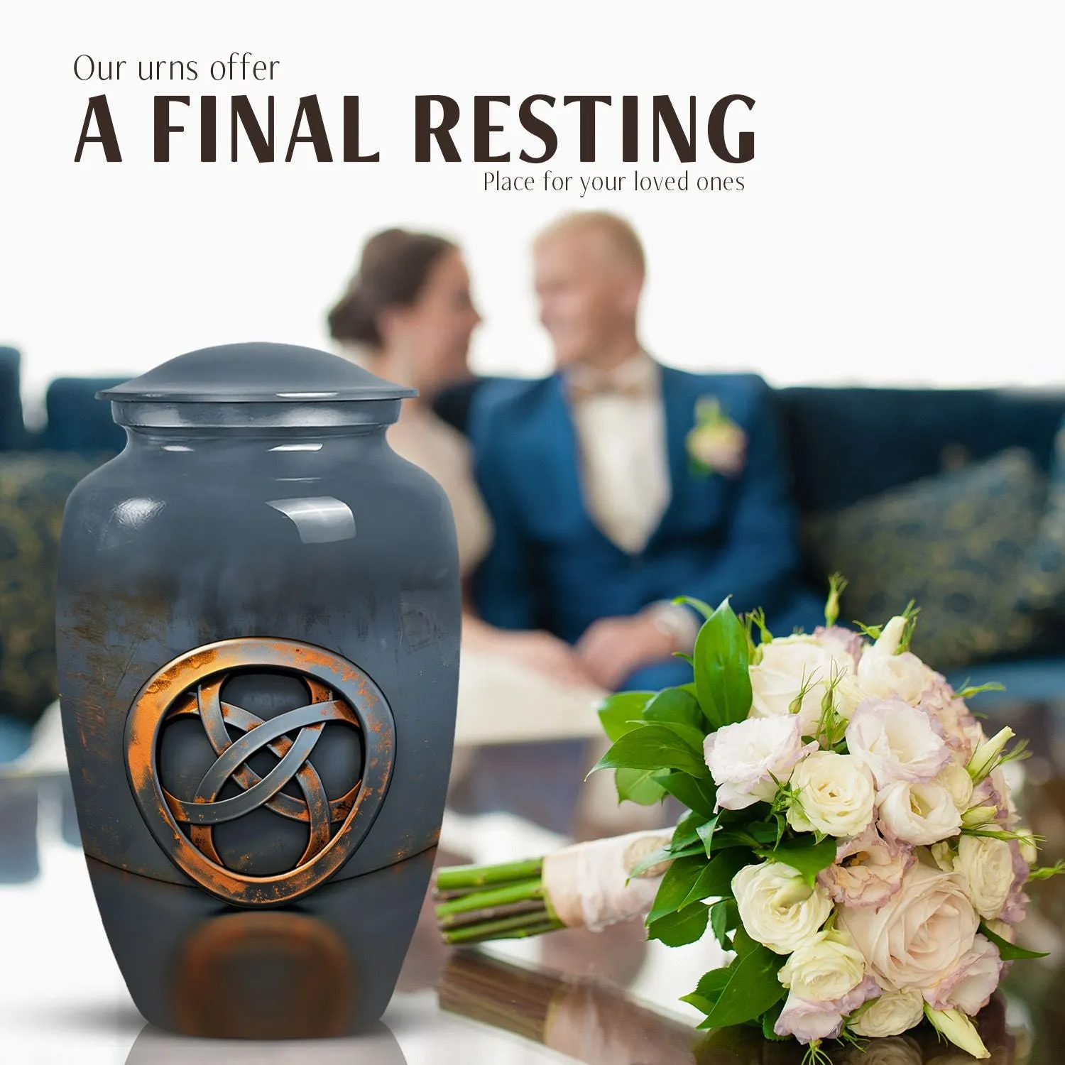 Cherished Remembrance: Premium Catholic Cremation Urn