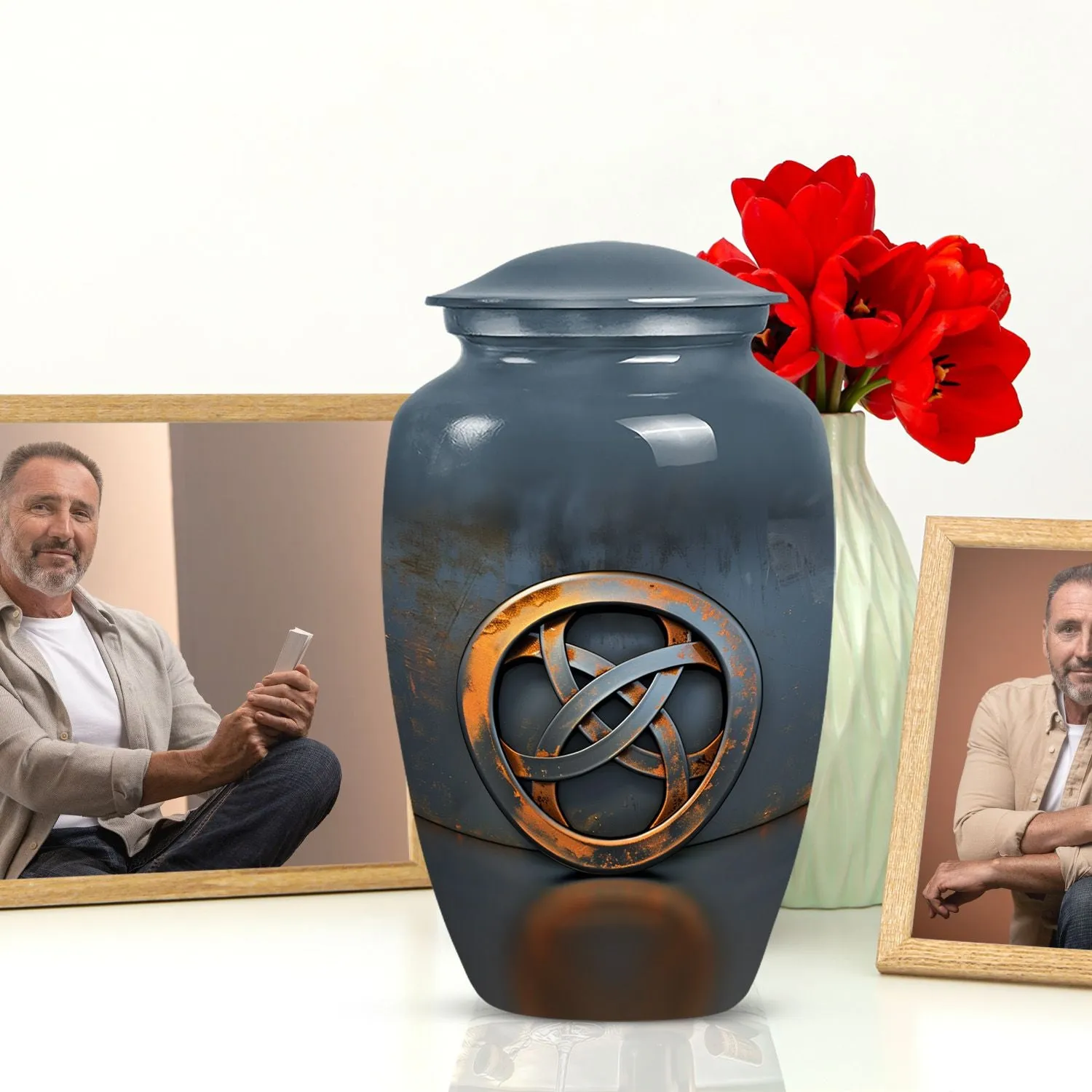 Cherished Remembrance: Premium Catholic Cremation Urn