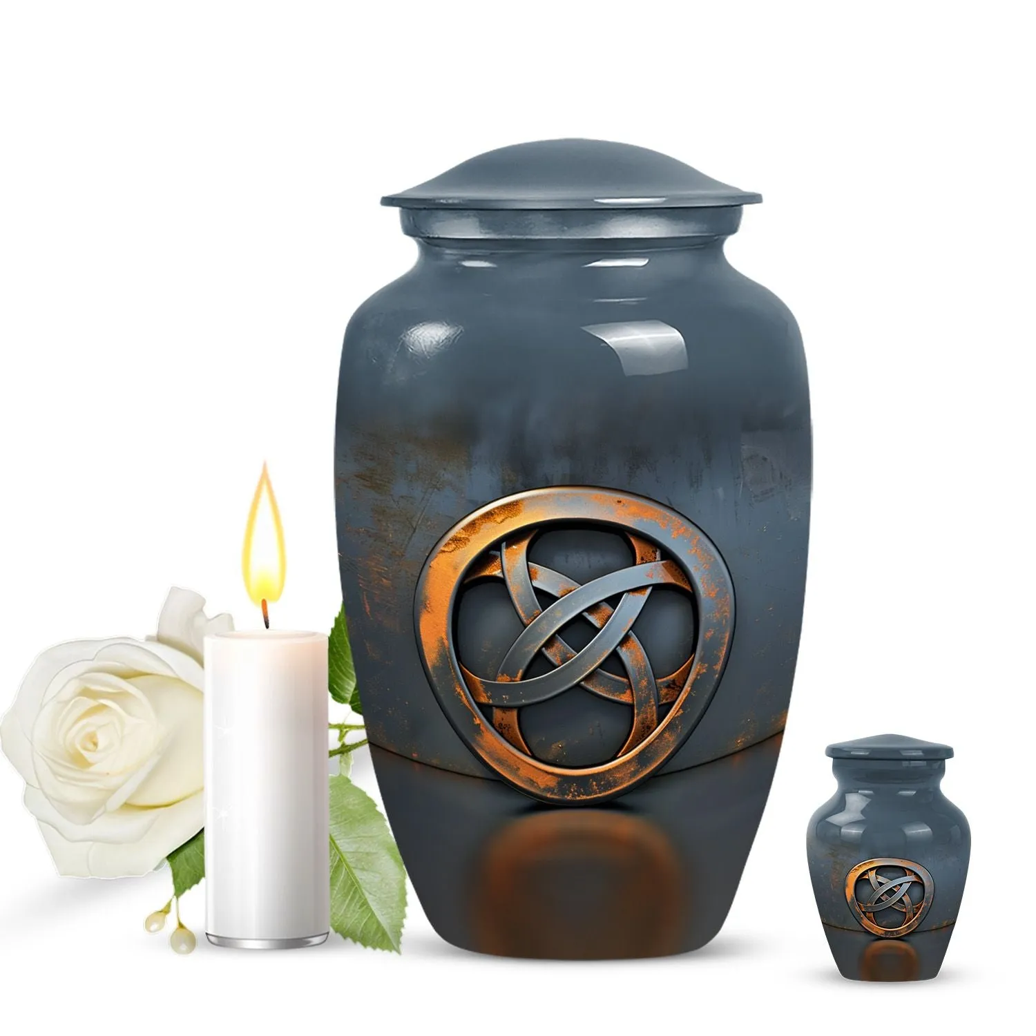 Cherished Remembrance: Premium Catholic Cremation Urn