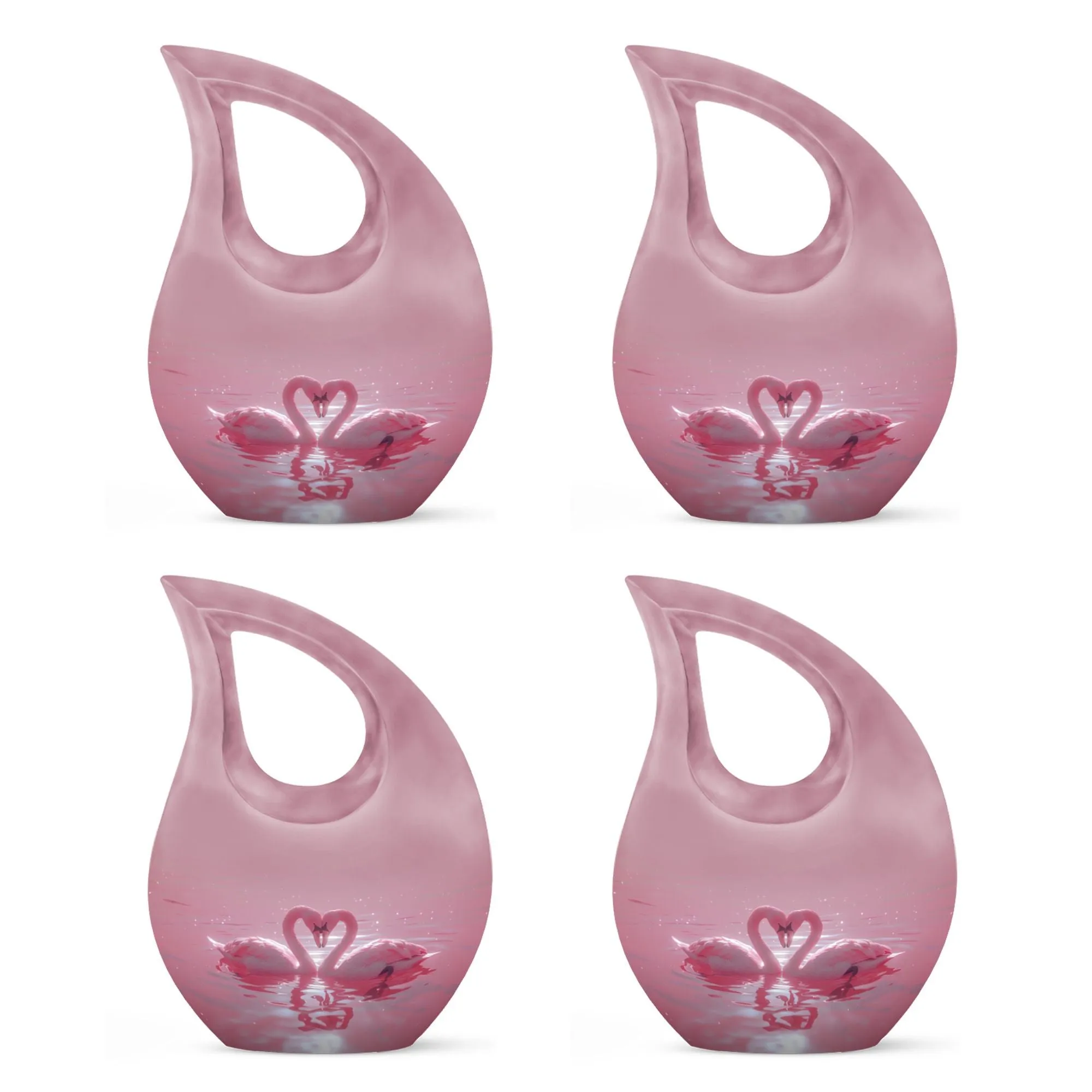 Cherished Swan Sanctuary A Commemorative Urn for a Mother's