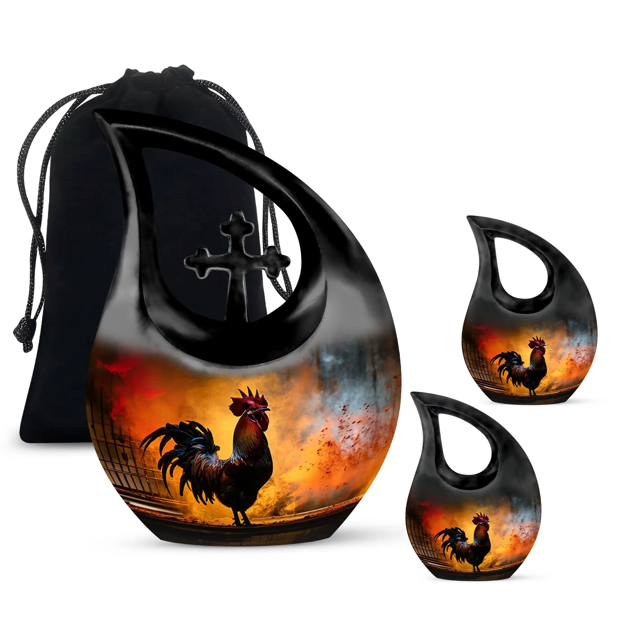 Chicken Urn small urn for cremated remains ashes keepsake
