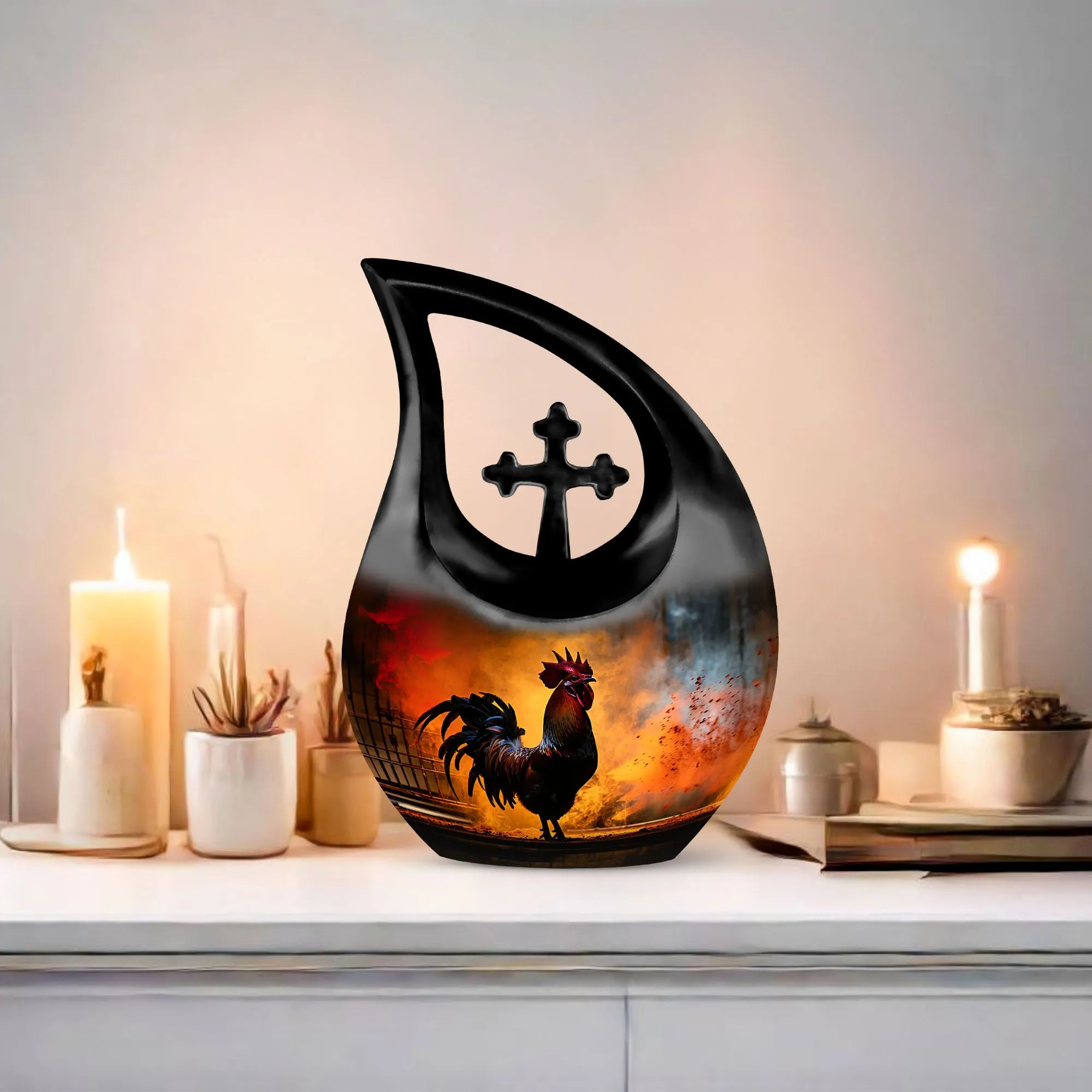 Chicken Urn small urn for cremated remains ashes keepsake