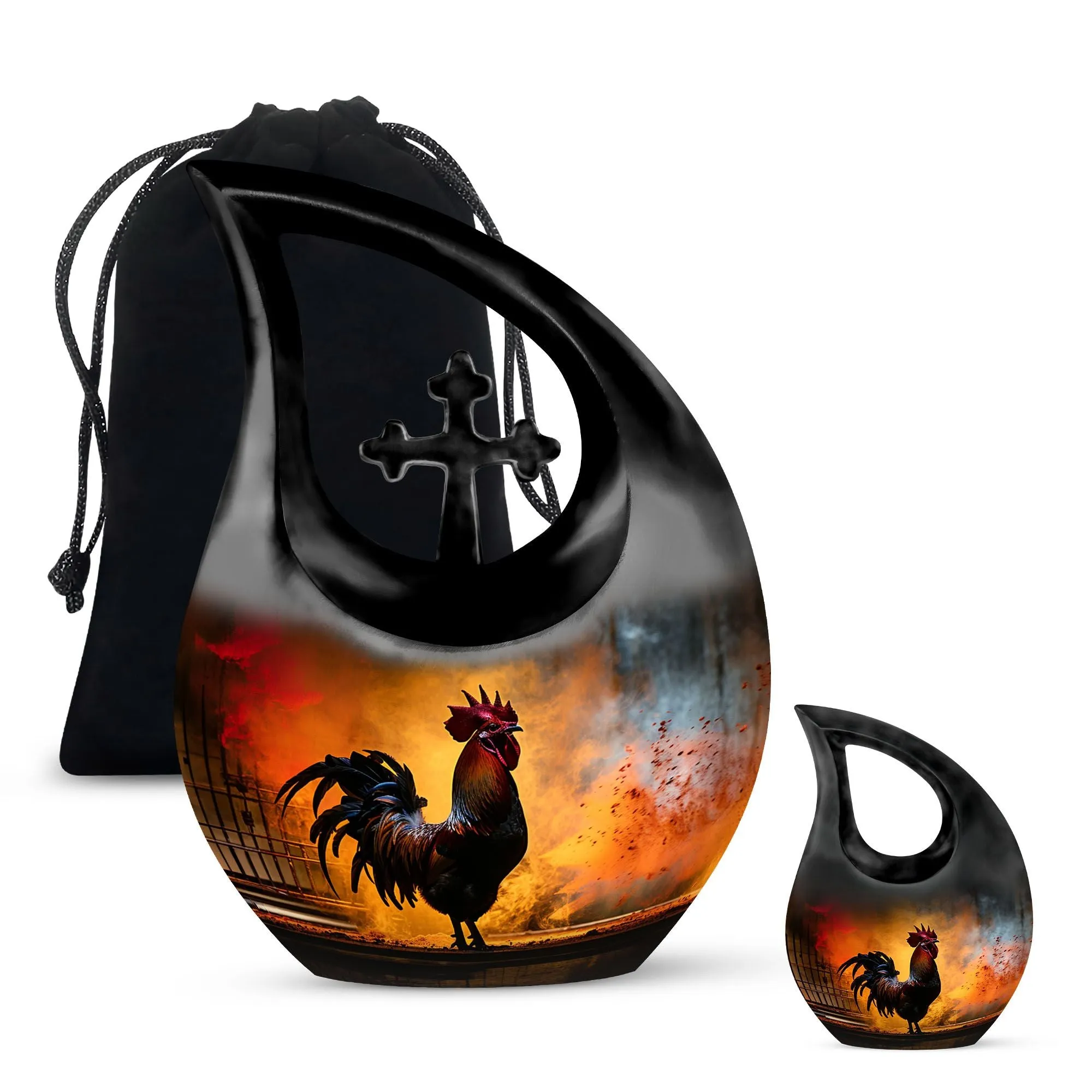 Chicken Urn small urn for cremated remains ashes keepsake
