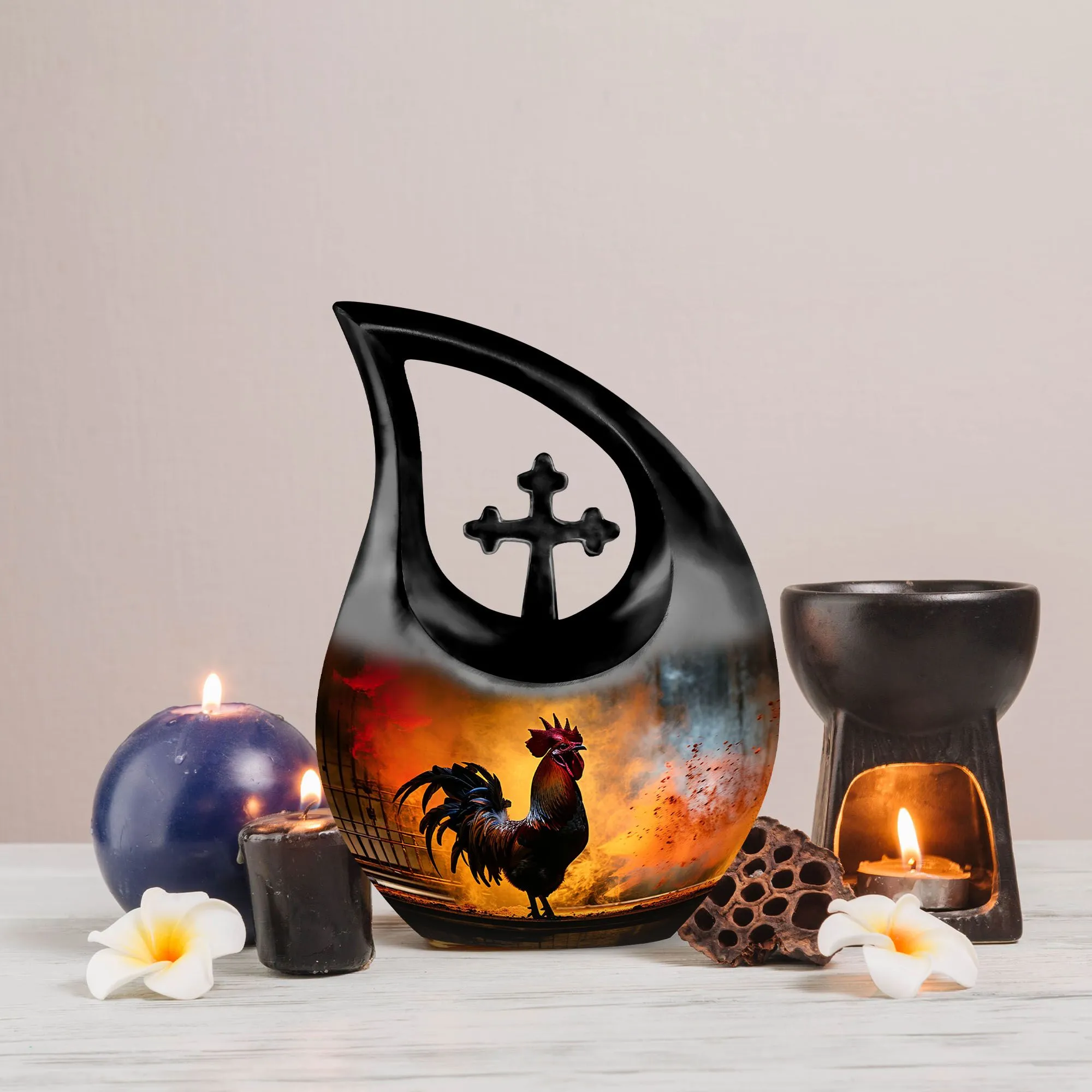 Chicken Urn small urn for cremated remains ashes keepsake