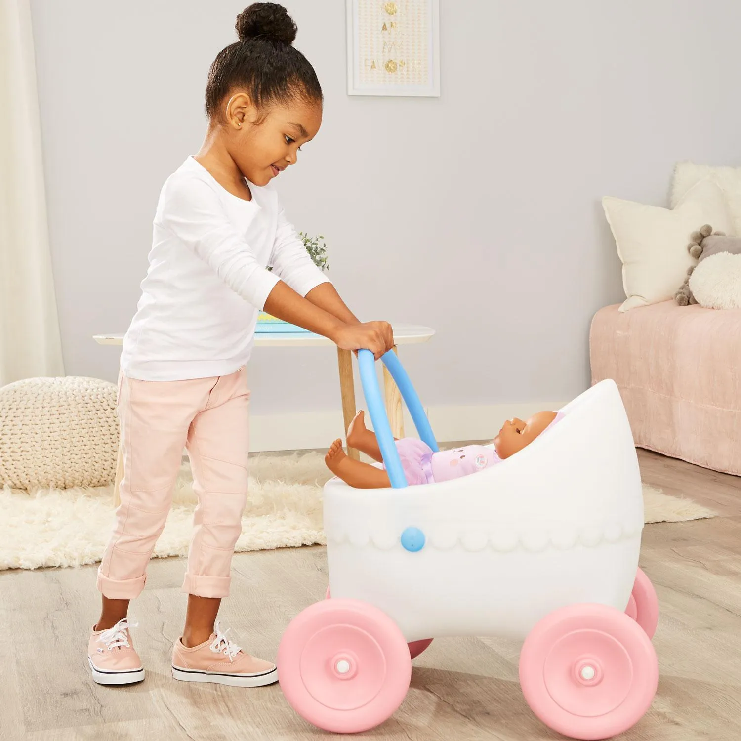 Classic Doll Buggy –  Stroller for Dolls Up to 18"