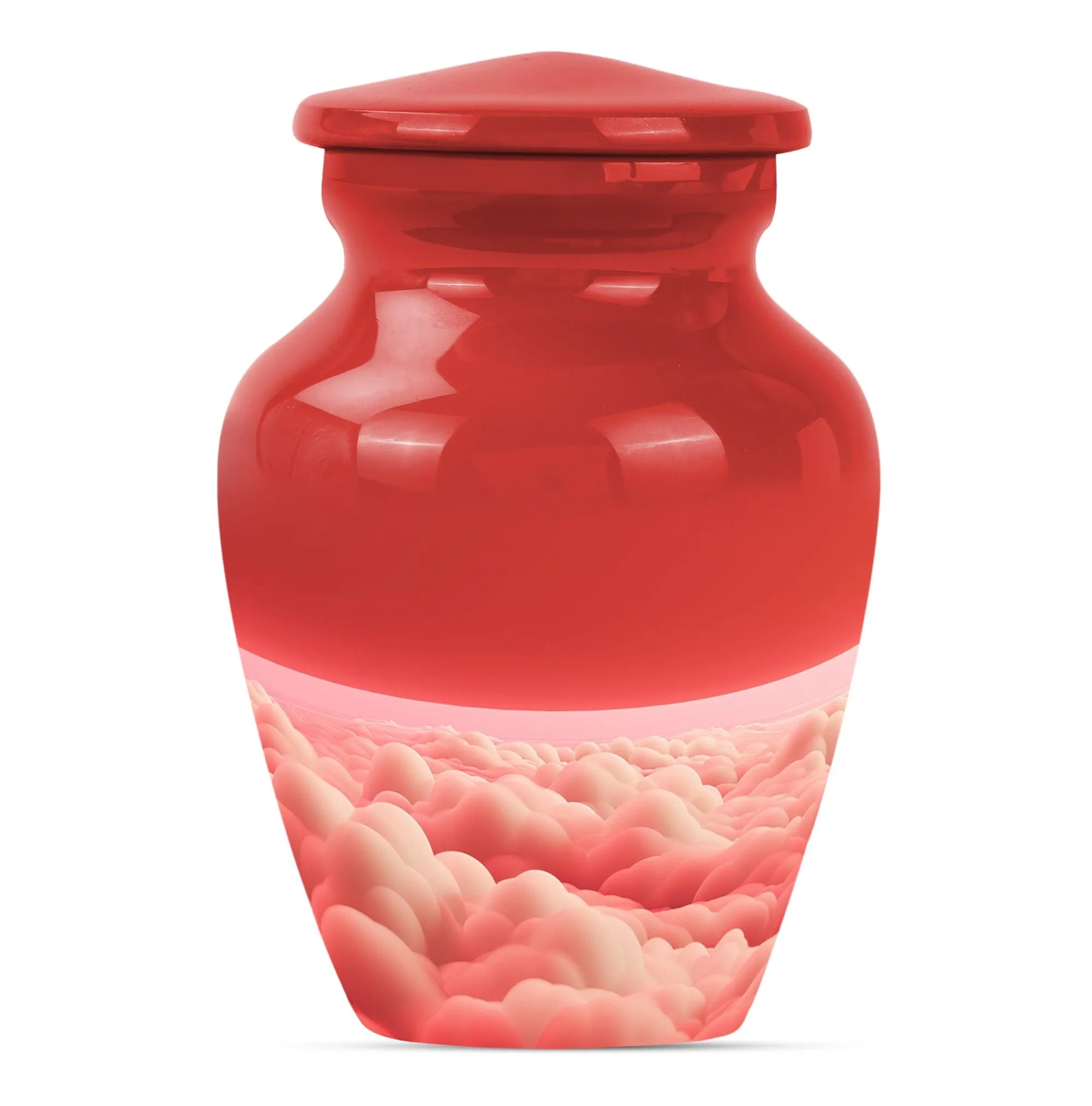 Clouds Eternal Remembrance - Cremation Large Urn For Ashes