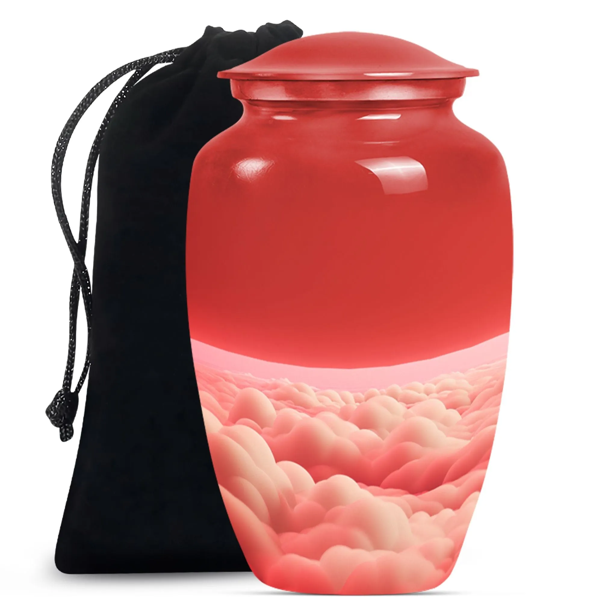 Clouds Eternal Remembrance - Cremation Large Urn For Ashes