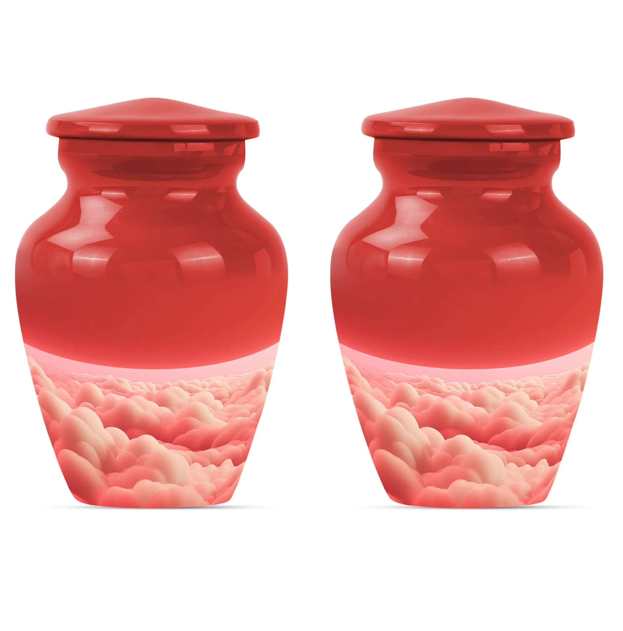 Clouds Eternal Remembrance - Cremation Large Urn For Ashes