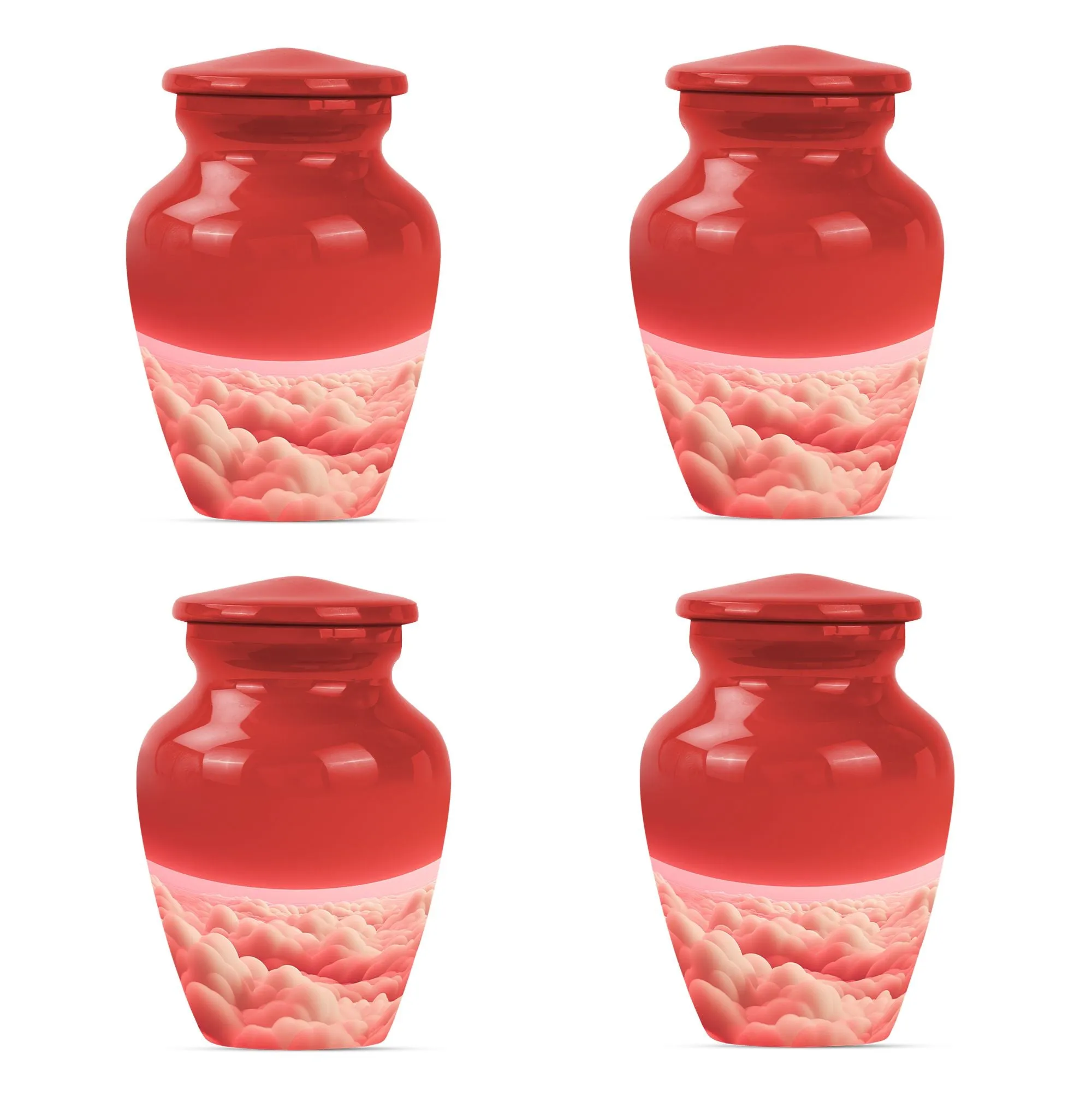 Clouds Eternal Remembrance - Cremation Large Urn For Ashes
