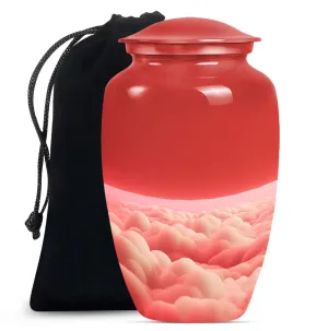 Clouds Eternal Remembrance - Cremation Large Urn For Ashes