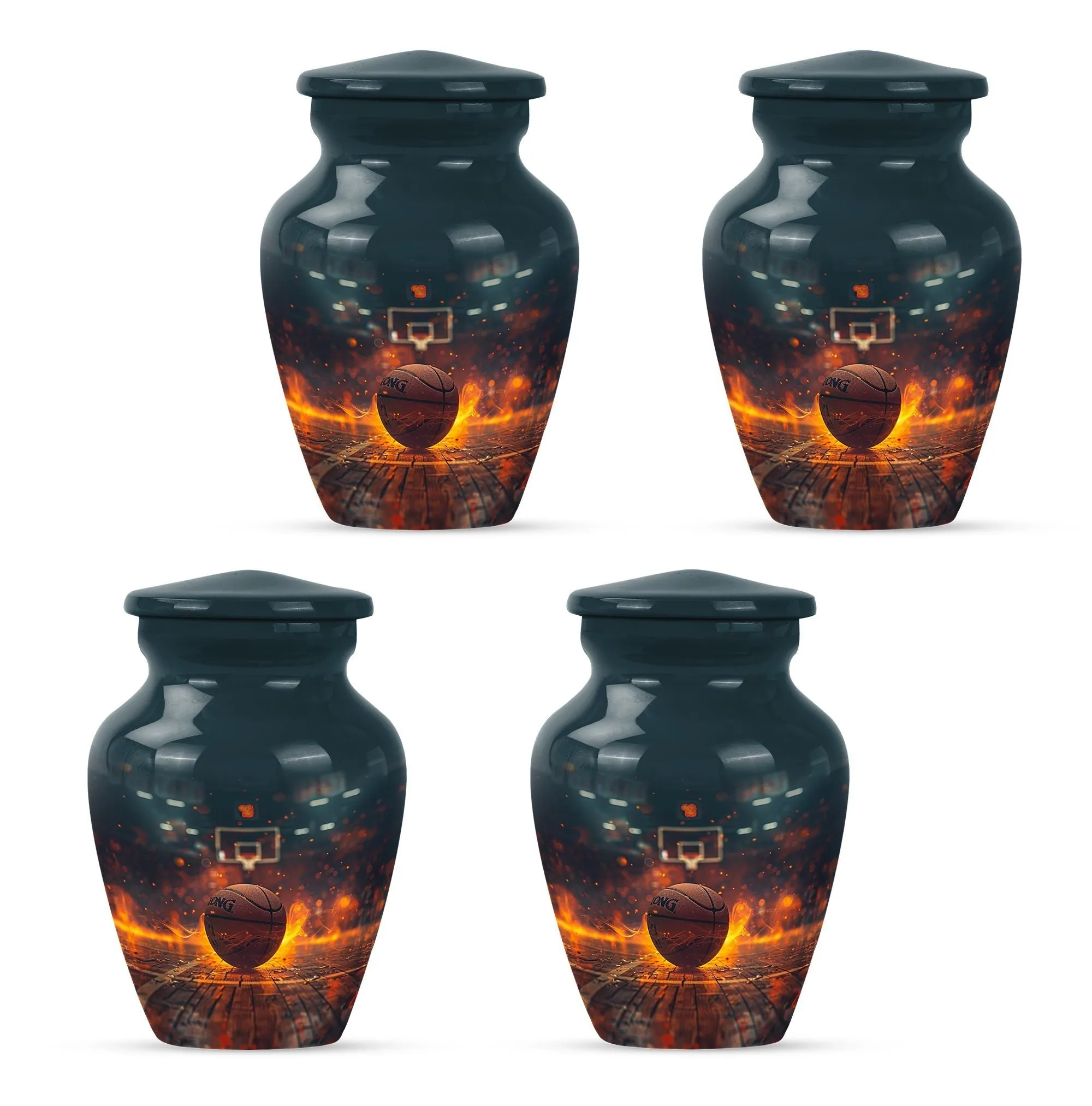 Commendation Casket |  Basketball Memorial Cremation Urn