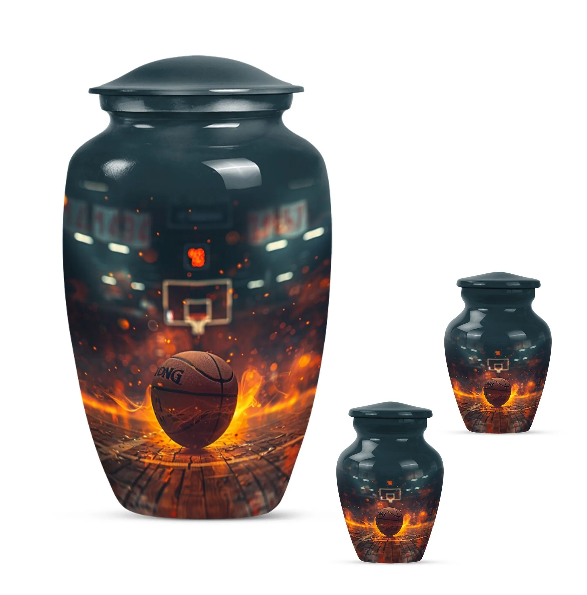 Commendation Casket |  Basketball Memorial Cremation Urn