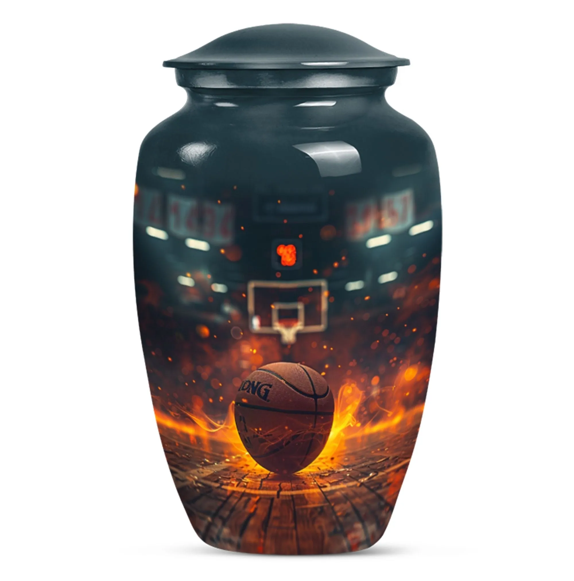 Commendation Casket |  Basketball Memorial Cremation Urn