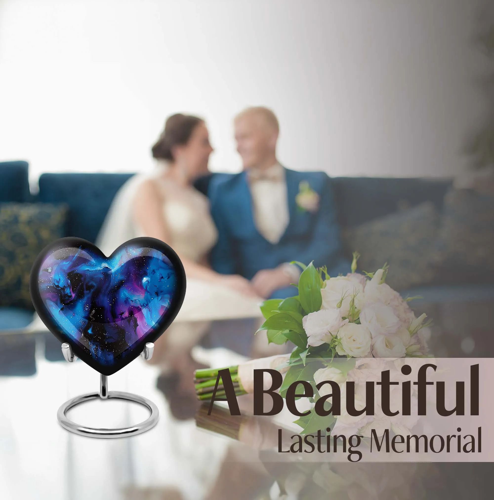 Cosmic Galaxy Urn: Heartfelt Cremation Keepsake for Adults