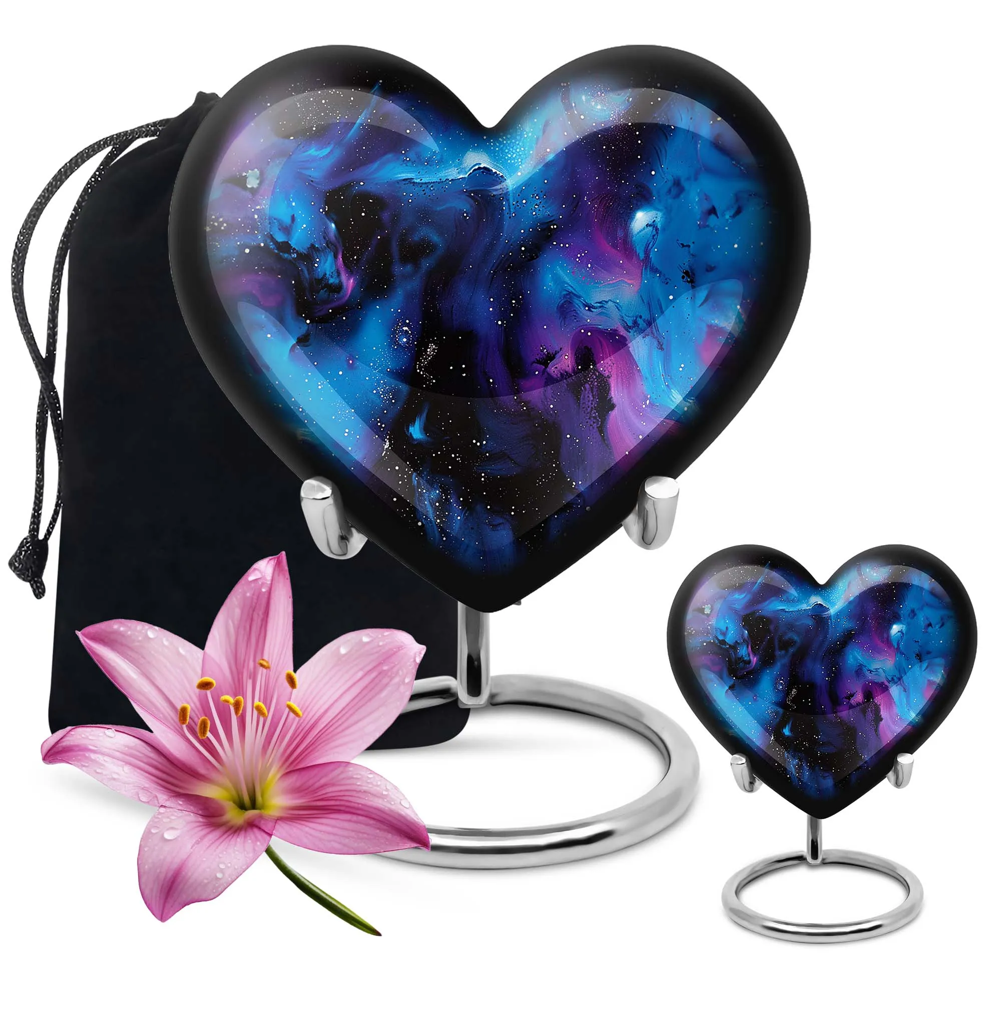Cosmic Galaxy Urn: Heartfelt Cremation Keepsake for Adults