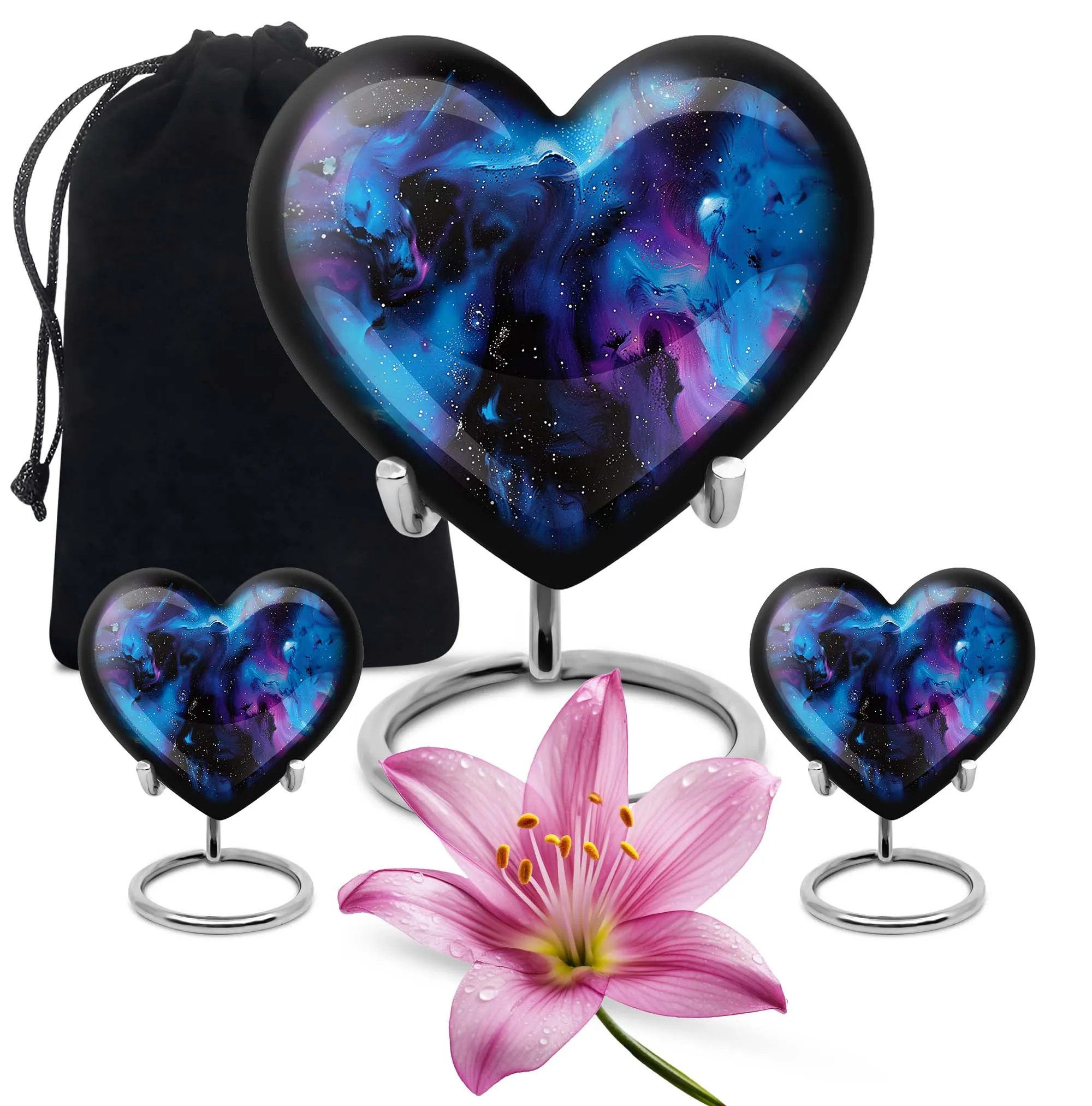 Cosmic Galaxy Urn: Heartfelt Cremation Keepsake for Adults
