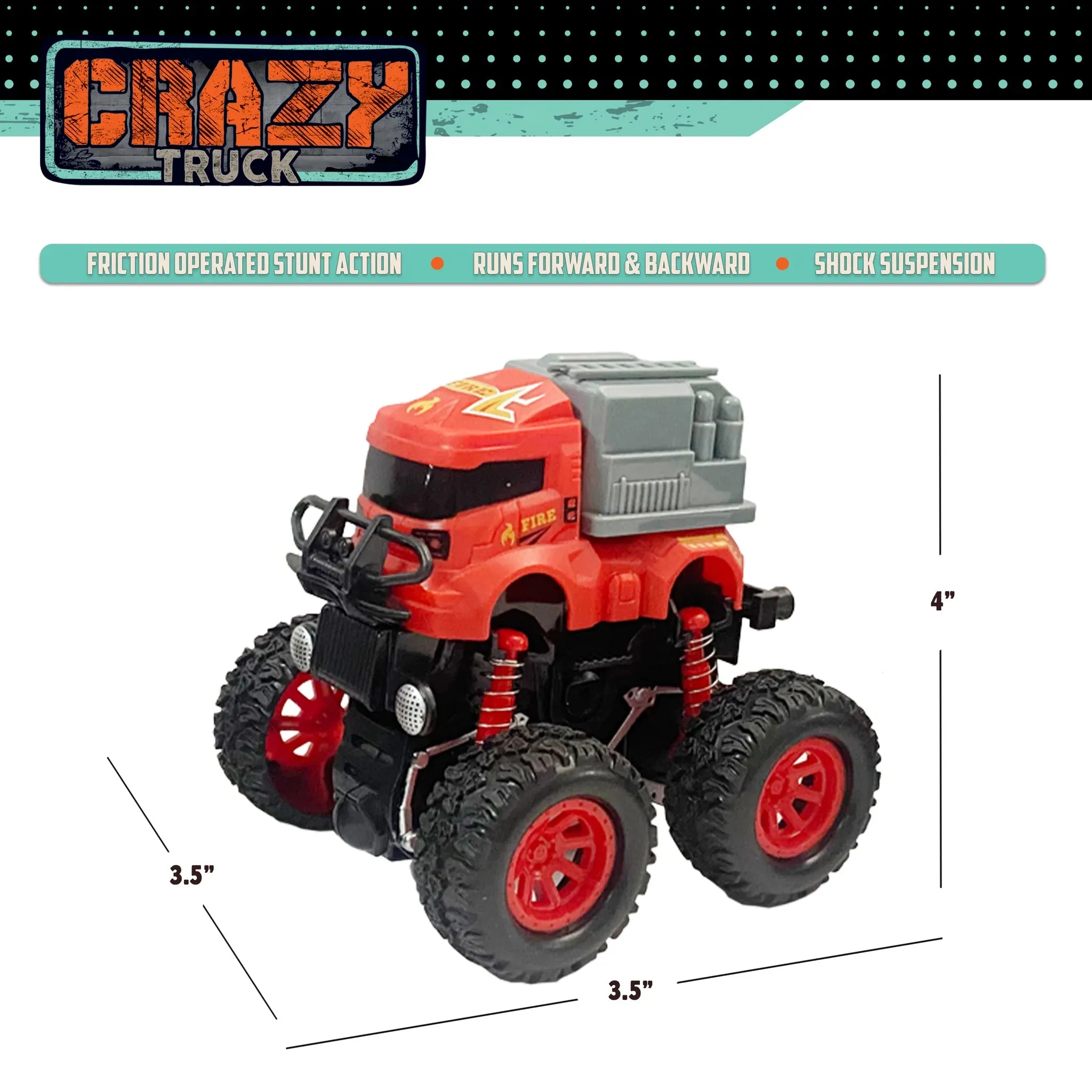 Crazy Trucks: Fire Trucks 2Pk
