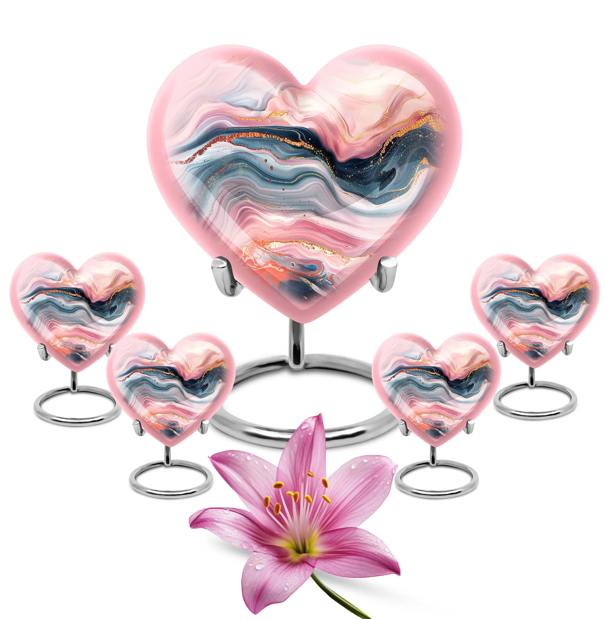 Cremation Keepsake Abstract Urn- A Cherished Memorial Element